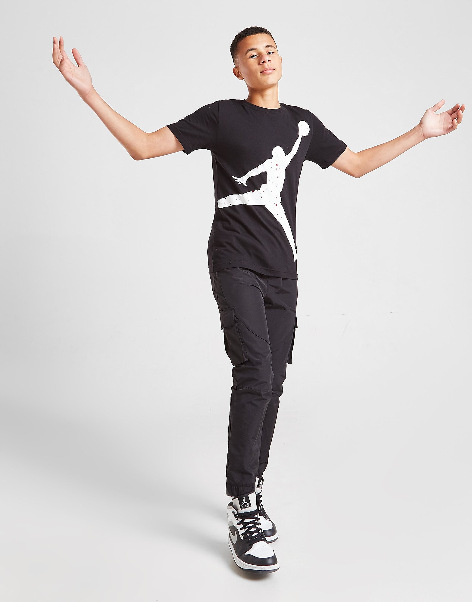 

Jordan Speckle Jumpman T-Shirt Junior - Black - Kids, Black