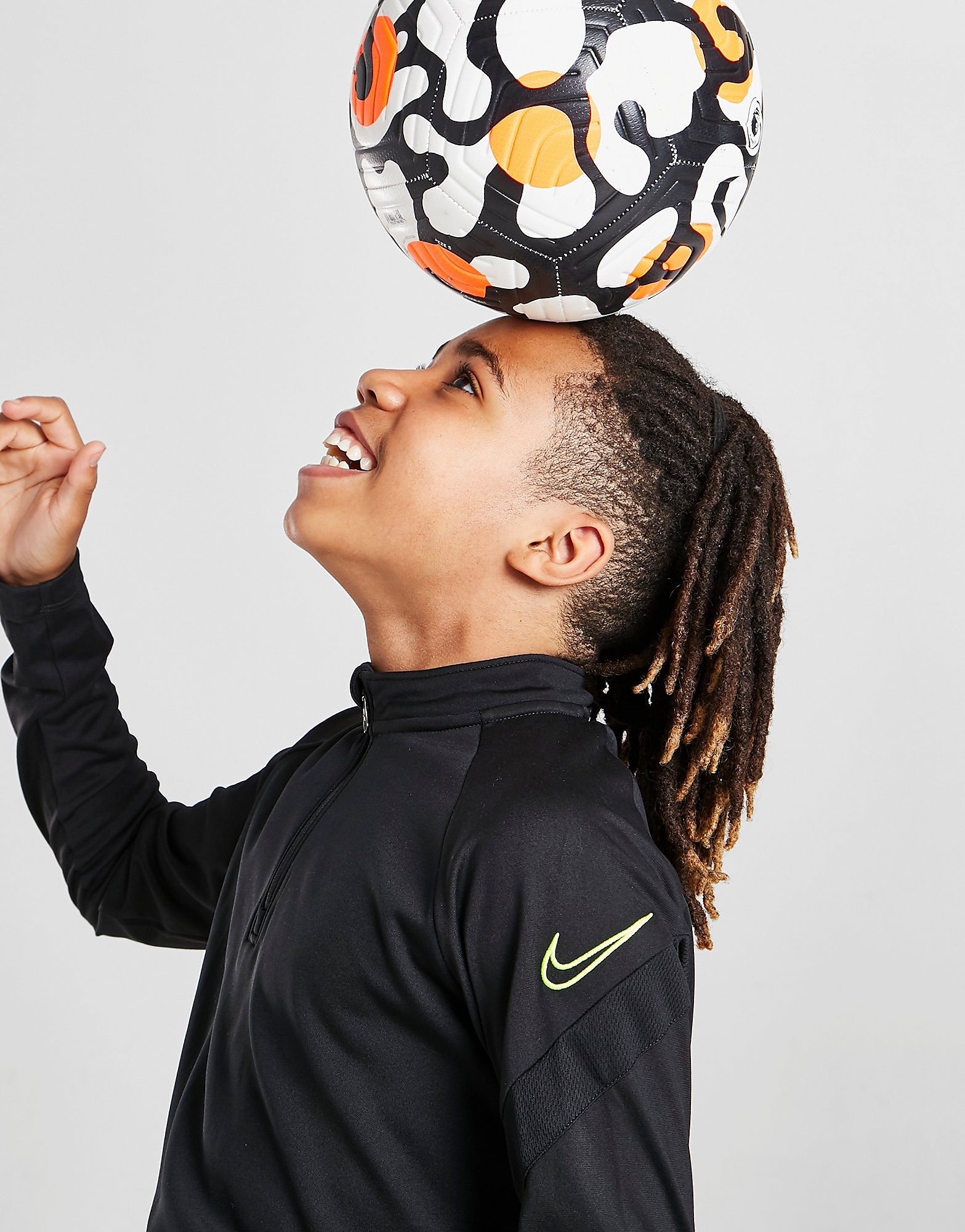 

Nike Academy Drill Top Junior - Black/Black/Black/Volt - Kids, Black/Black/Black/Volt