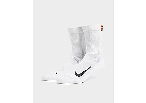 Nike 2-Pack Crew Court Heritage Socks - White, White