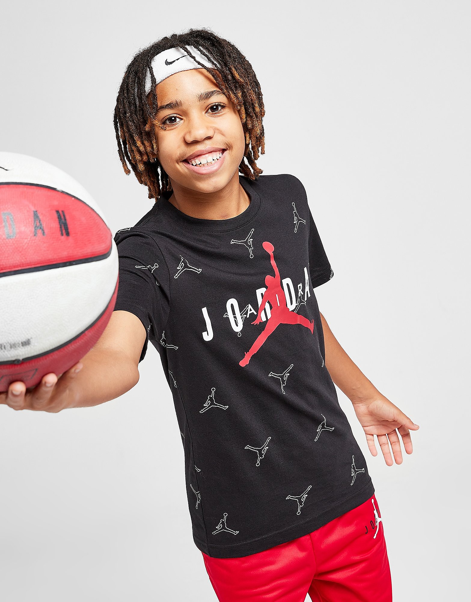 

Jordan All Over Print T-Shirt - Black - Kids, Black