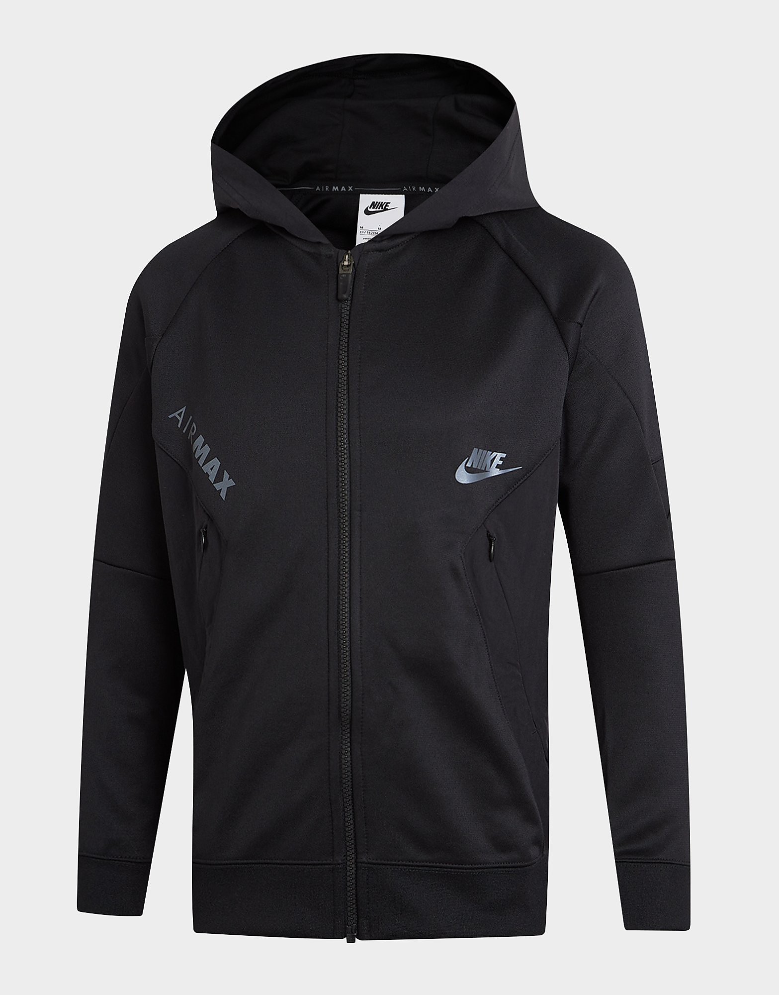 

Nike Air Max Full Zip Hoodie Junior - Only at JD - Black/Black/Black - Kids, Black/Black/Black