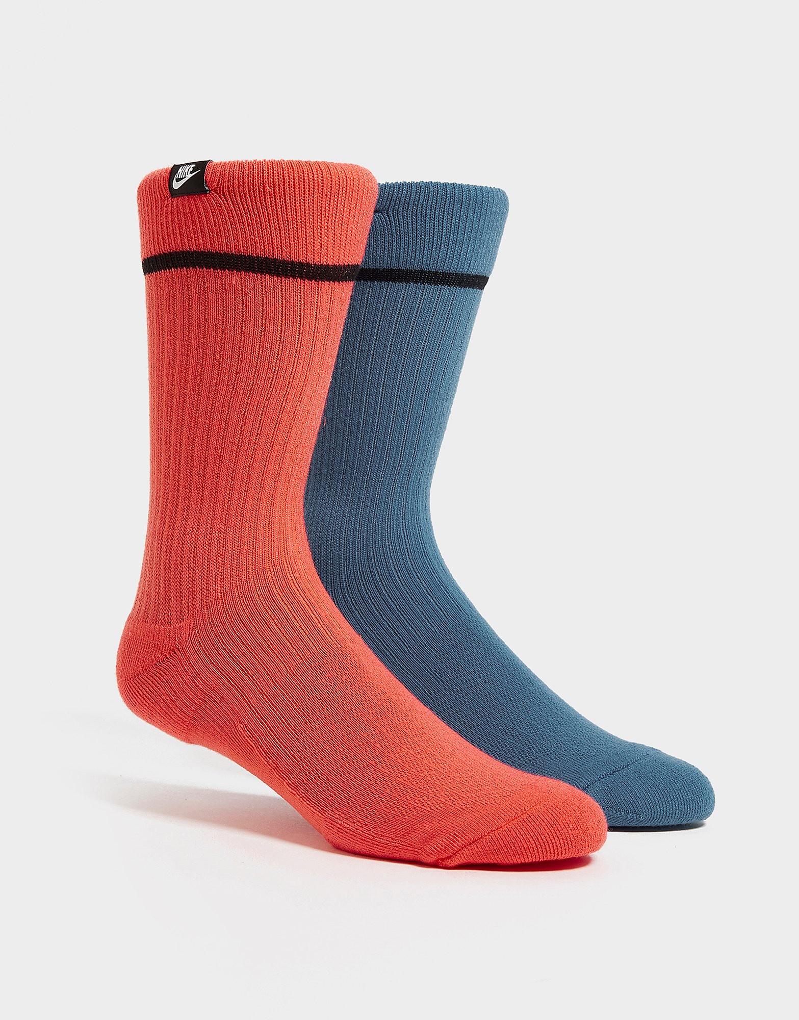 

Nike 2-Pack Sneaker High-Vis Socks - Red - Mens, Red