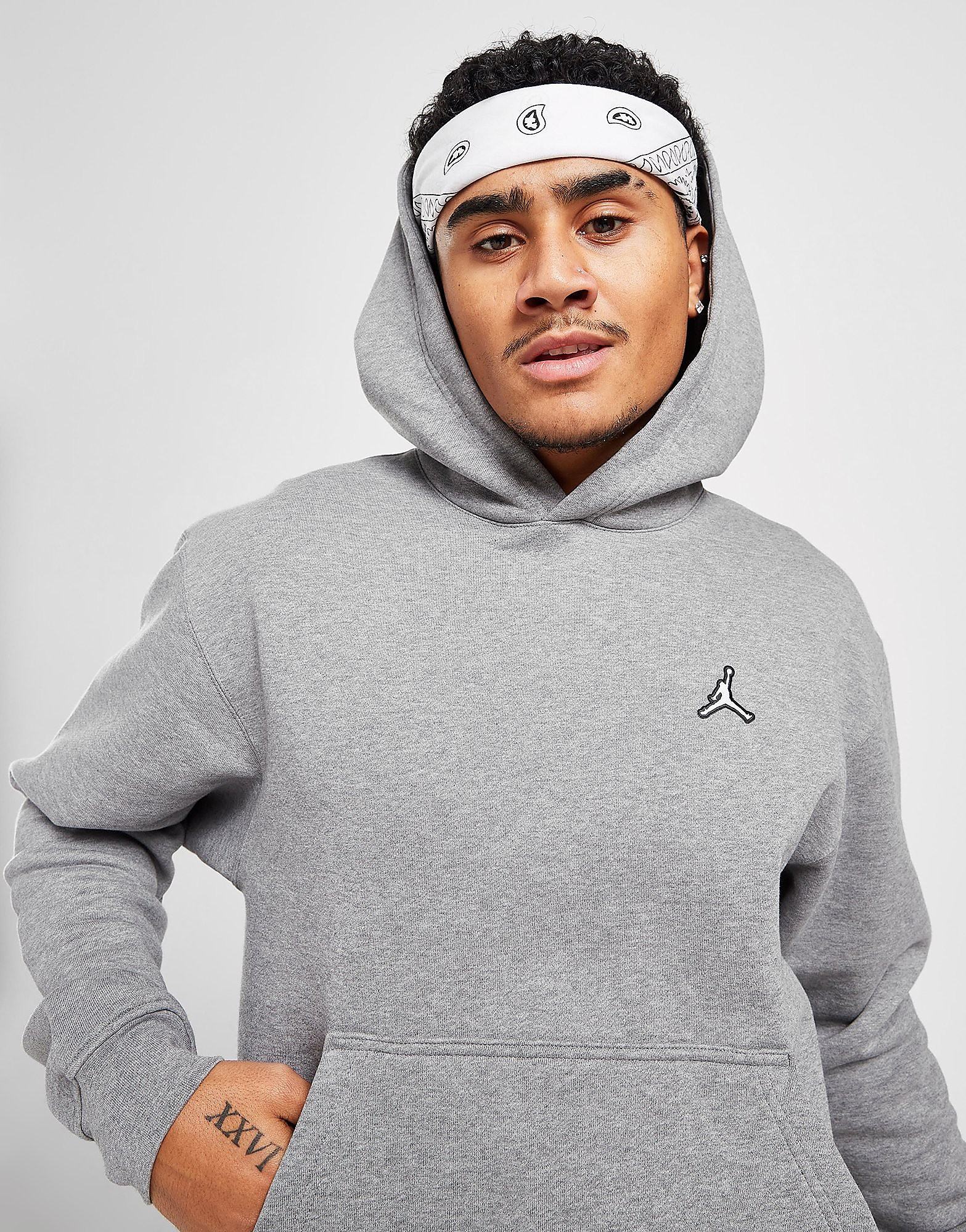 

Jordan Essential Overhead Hoodie - Carbon Heather - Mens, Carbon Heather