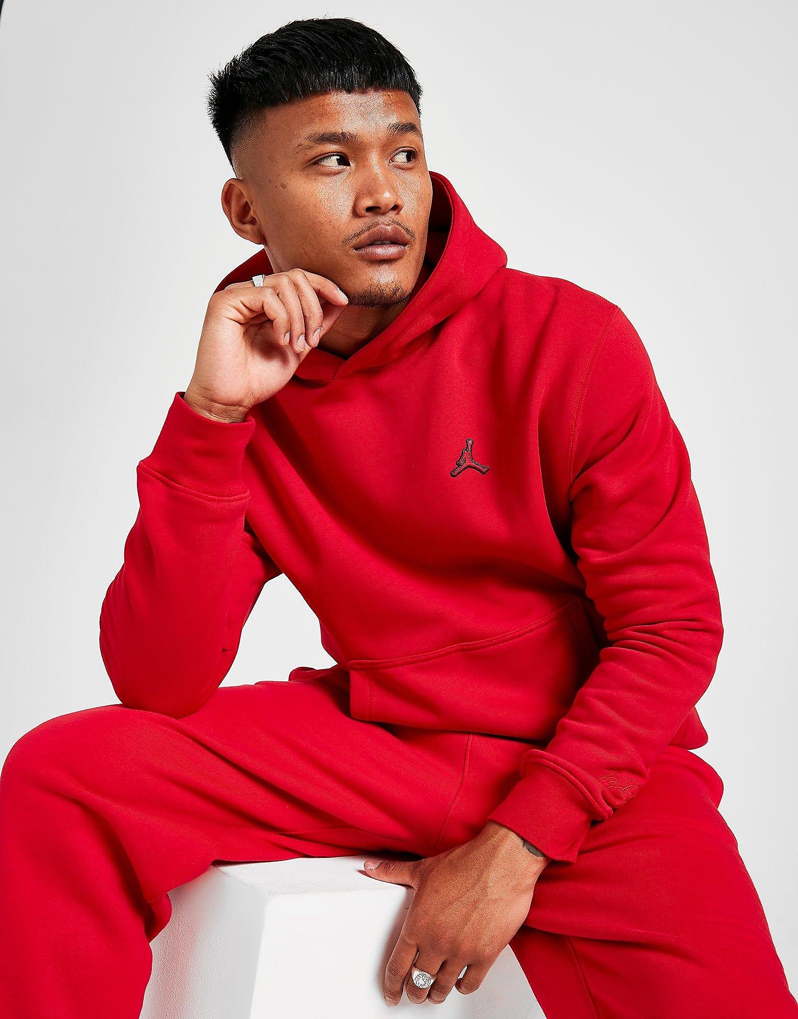

Jordan Essential Overhead Hoodie - Gym Red - Mens, Gym Red