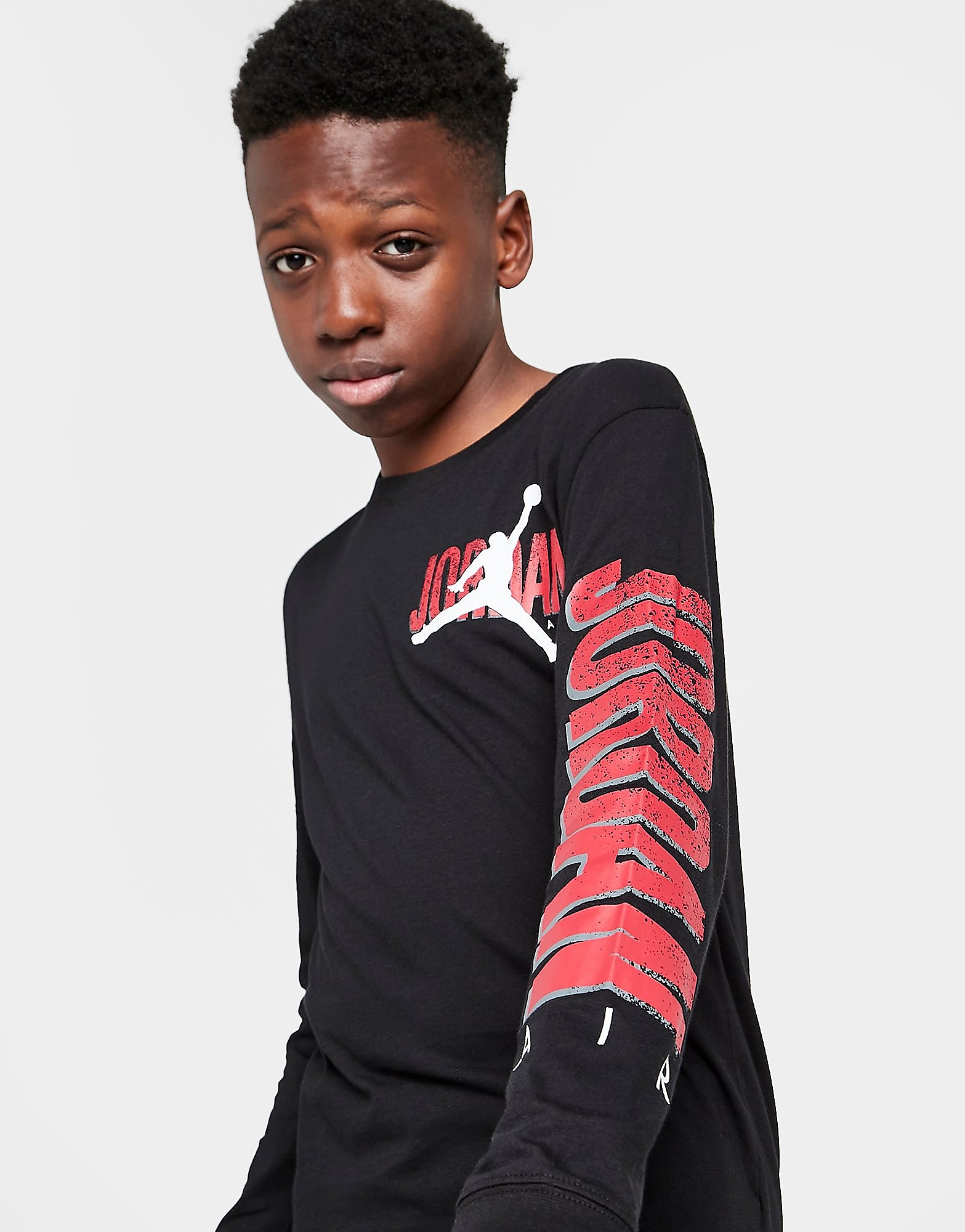 

Jordan Jumpman Forward Long Sleeve T-Shirt Junior - Black - Kids, Black