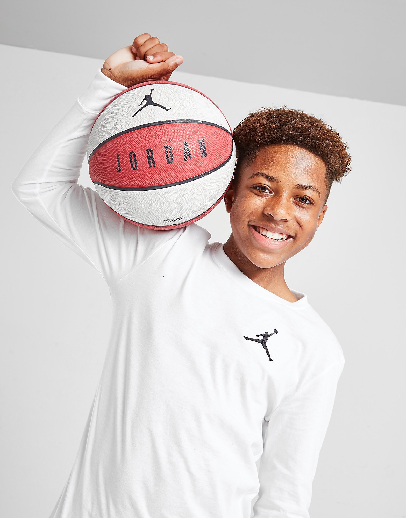 

Jordan Small Jumpman Long Sleeve T-Shirt Junior - White - Kids, White