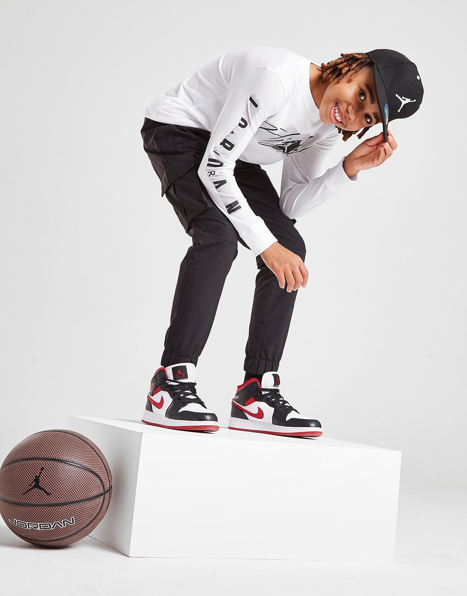 

Jordan Jumpman Flight Long Sleeve T-Shirt Junior - White - Kids, White