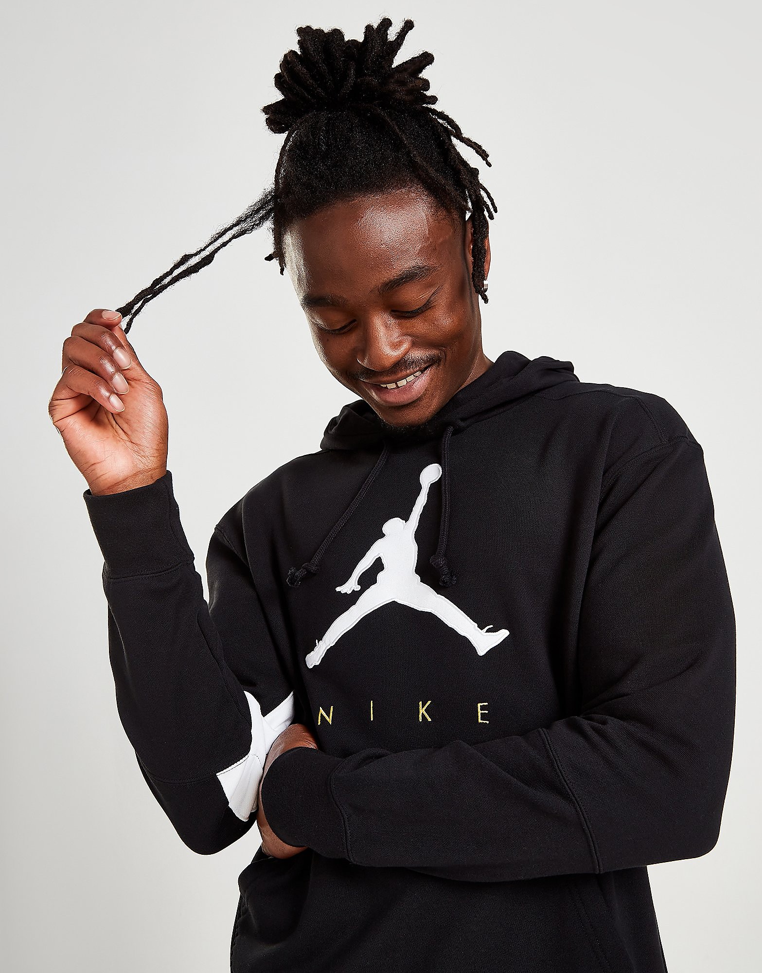 

Jordan Jumpman Pullover Hoodie - Black/White/Black - Mens, Black/White/Black