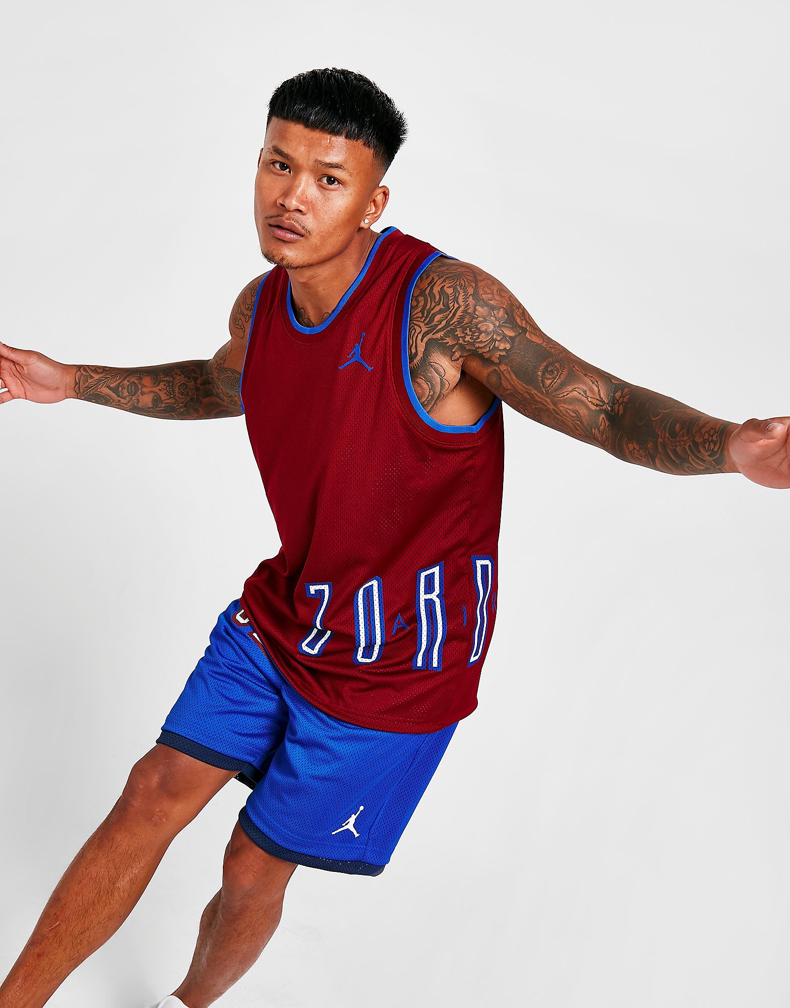 

Jordan Sport DNA Mesh Vest - Team Red/Game Royal - Mens, Team Red/Game Royal