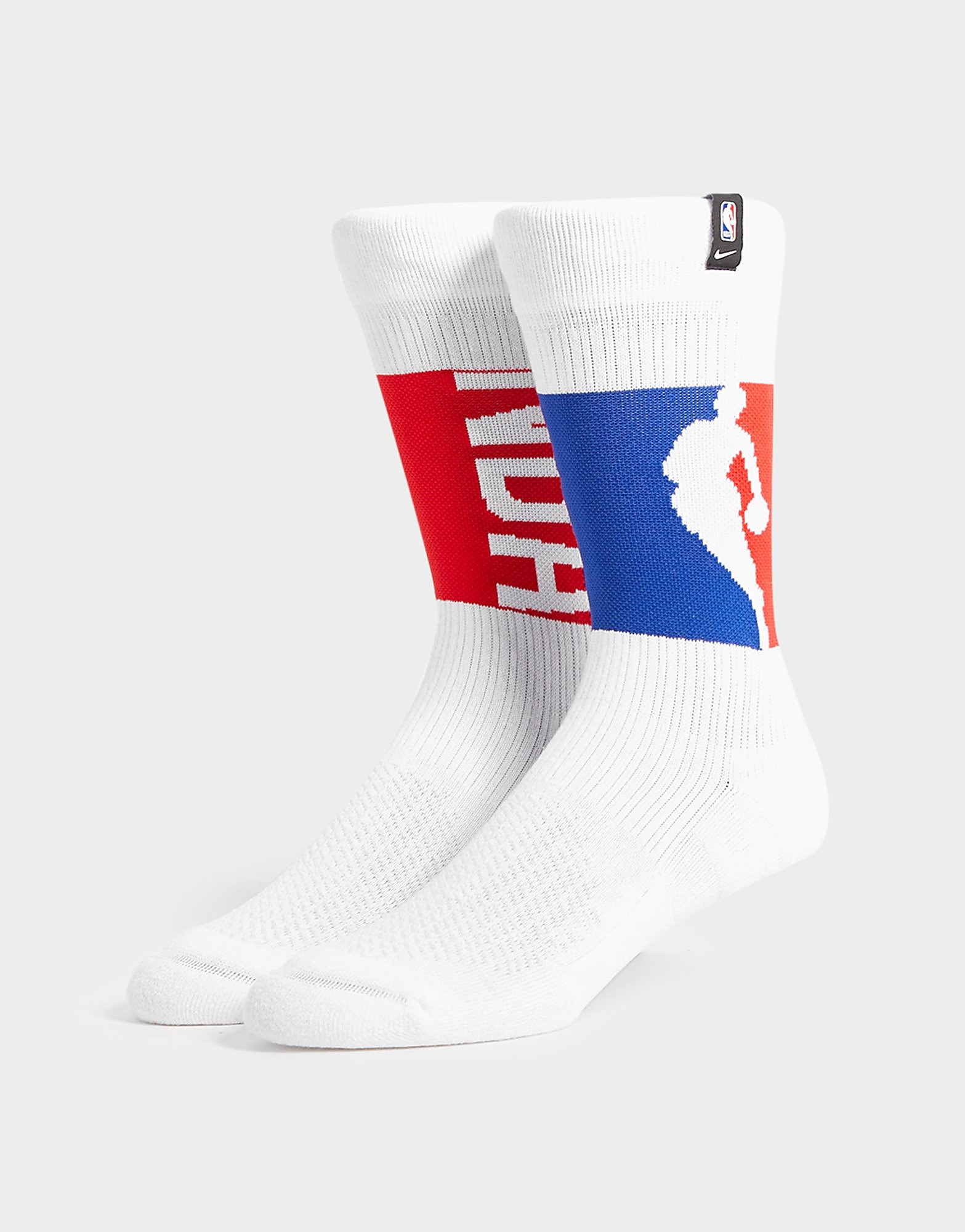 

Nike NBA Crew Socks - White - Mens, White