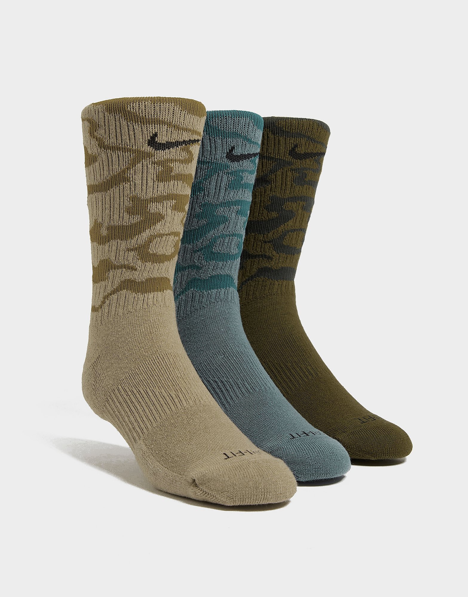 

Nike 3-Pack Everyday Plus Training Crew Socks - Green - Womens, Green