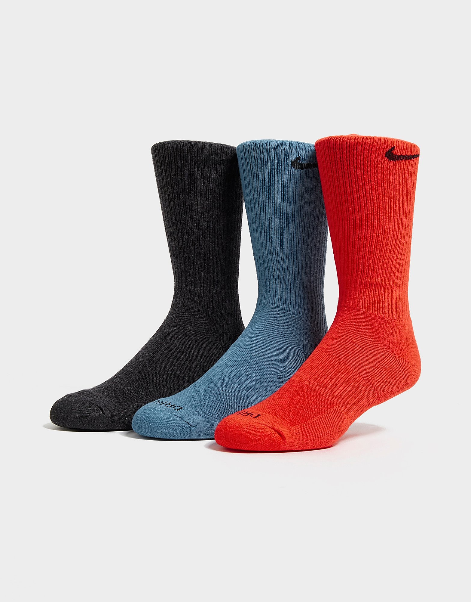 

Nike 3-Pack Everyday Cushioning Crew Training Socks - Red - Womens, Red