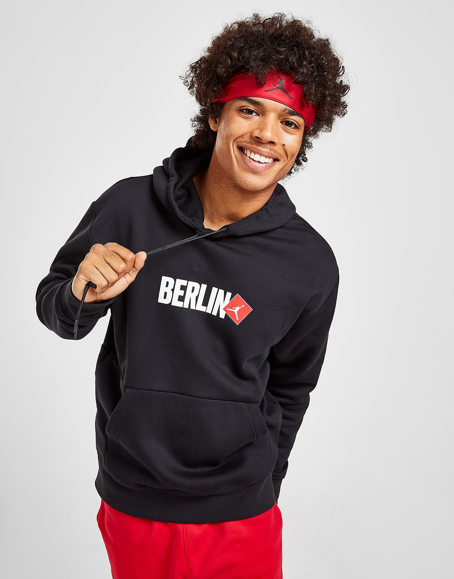 

Jordan Berlin City Hoodie - Black - Mens, Black