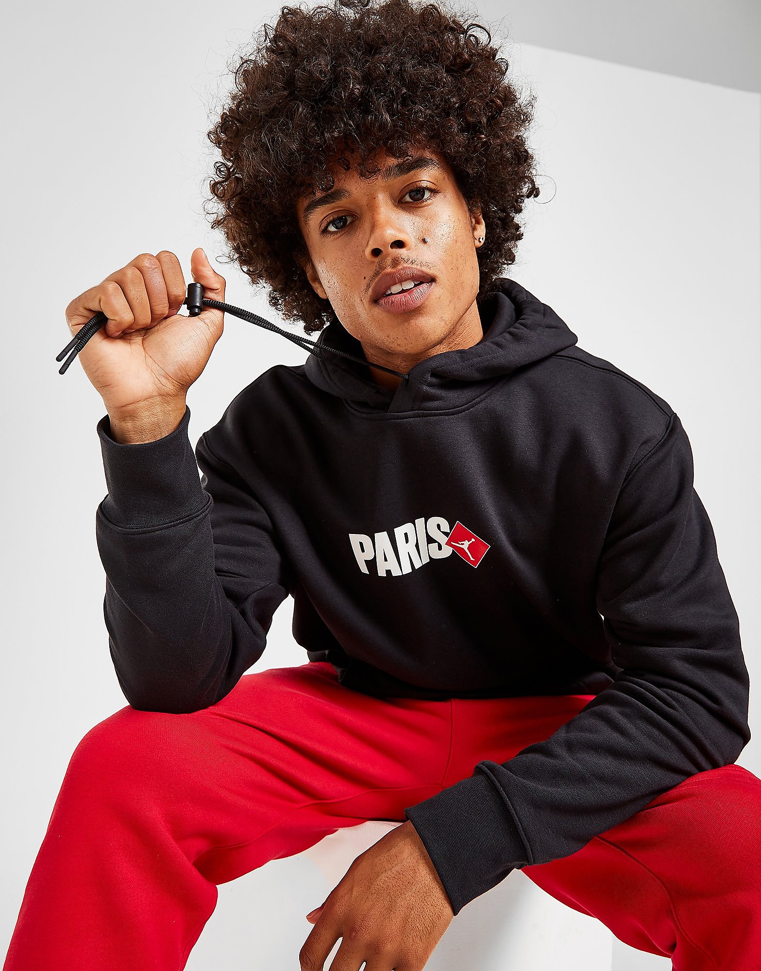 

Nike Jordan Paris Men's Pullover Hoodie - Black, Black