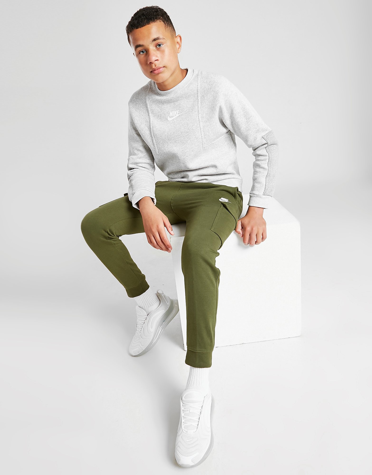 

Nike Club Cargo Pants Junior - Rough Green/White - Kids, Rough Green/White