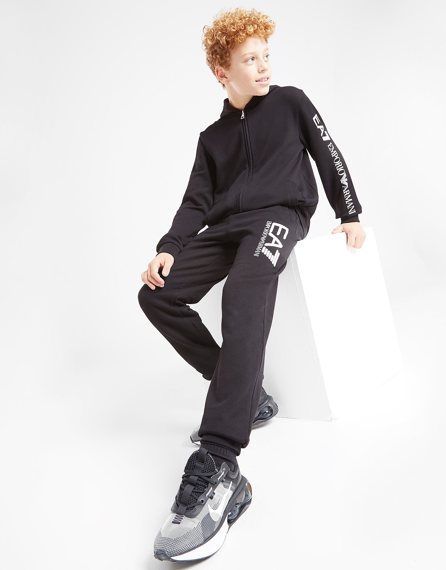 

Emporio Armani EA7 Train Visibility Fleece Full Zip Tracksuit Junior - Black - Kids, Black