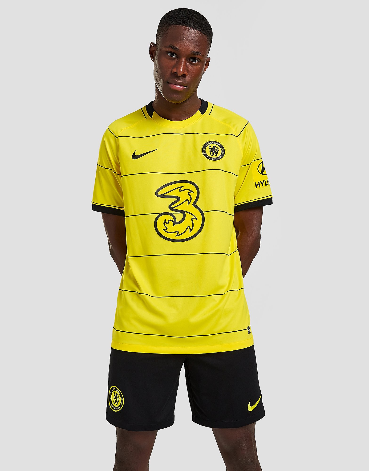 

Nike Chelsea FC 2021/22 Away Shorts - Black/Opti Yellow - Mens, Black/Opti Yellow