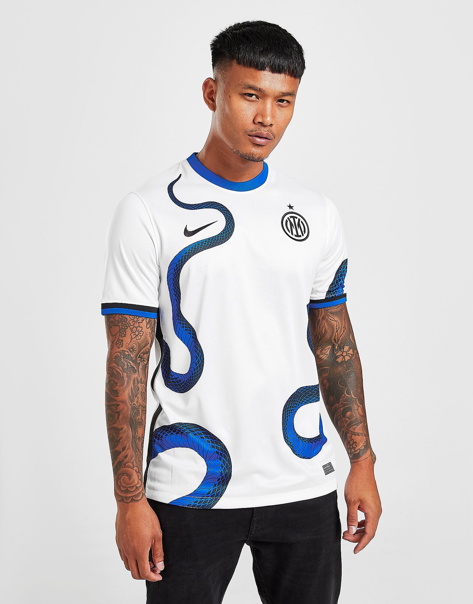 

Nike Inter Milan 2021/22 Away Shirt - White/White/Black - Mens, White/White/Black