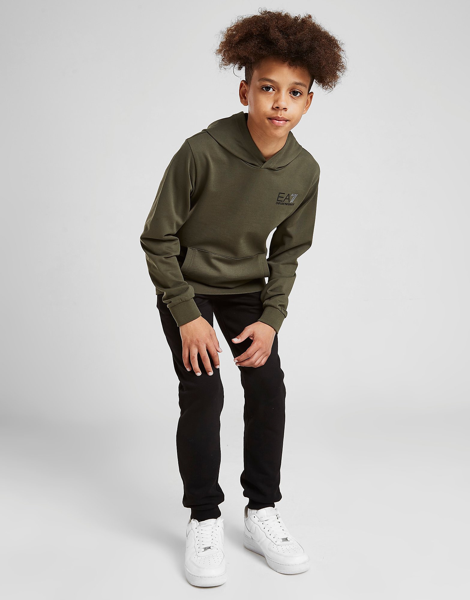

Emporio Armani EA7 Core French Terry Overhead Hoodie Junior - Green - Kids, Green
