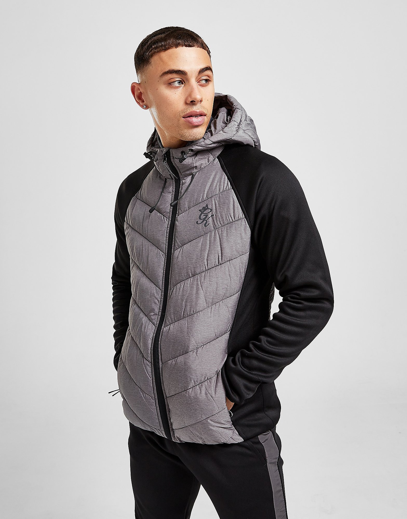 

Gym King Hybrid Bubble Jacket - Grey - Mens, Grey