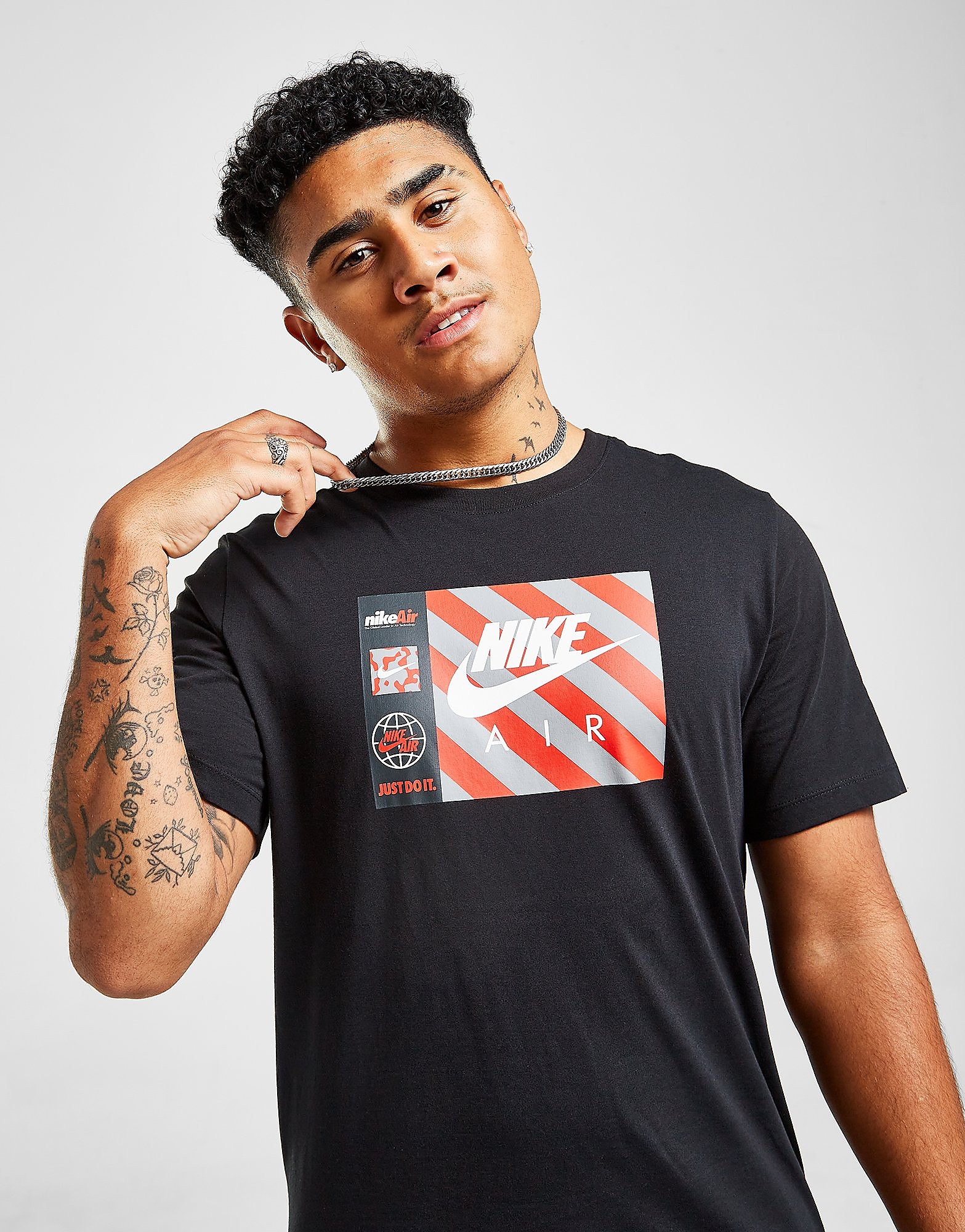 

Nike Hazard T-Shirt - Black - Mens, Black