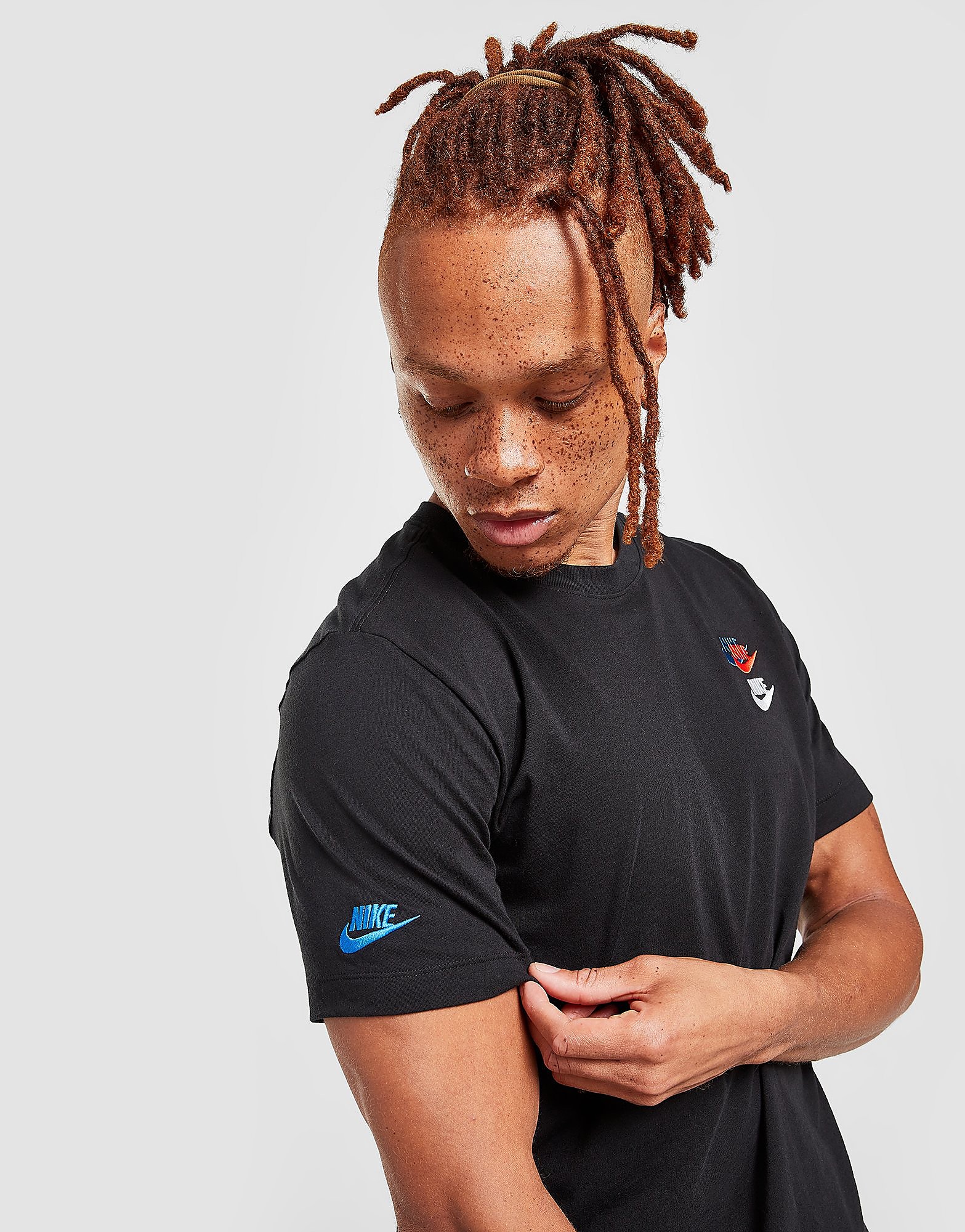 

Nike Multi Futura T-Shirt - Black - Mens, Black