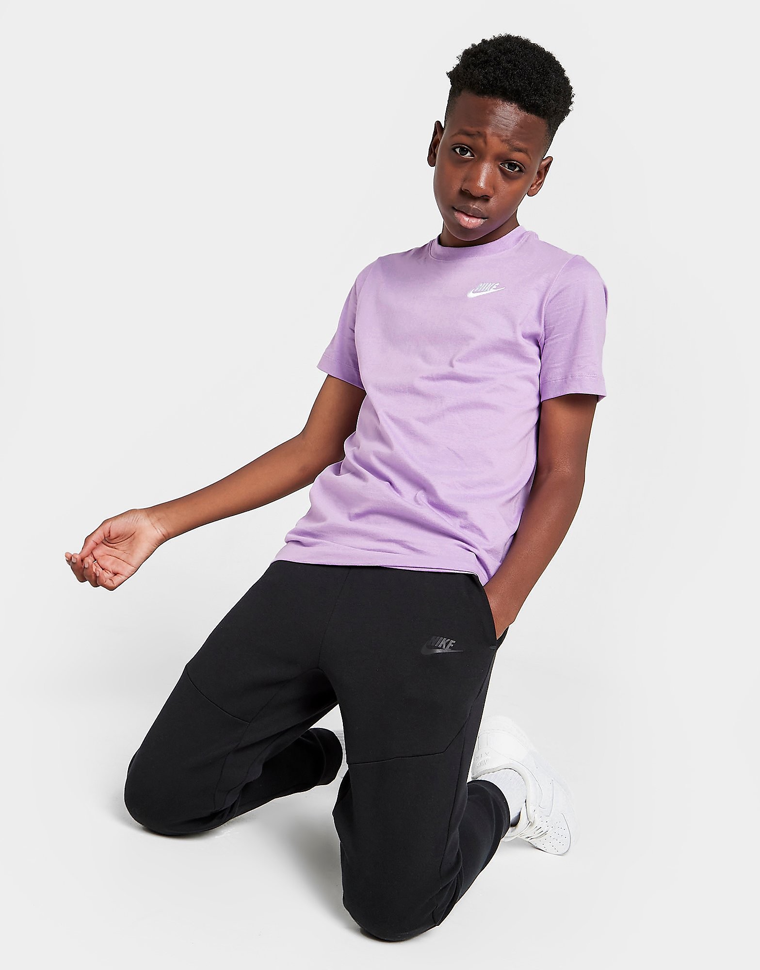 

Nike Small Logo T-Shirt Junior - Purple - Kids, Purple