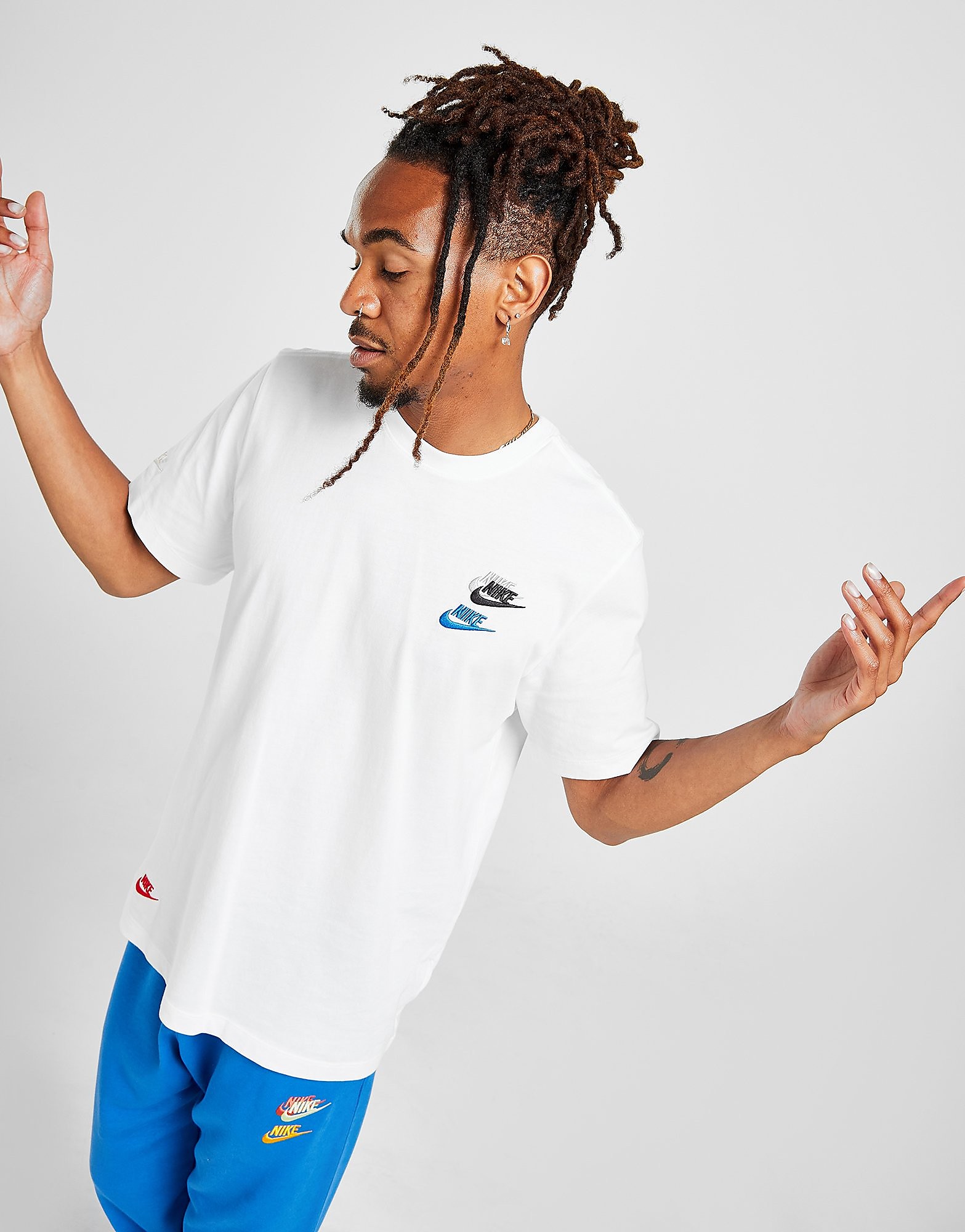 

Nike Multi Futura T-Shirt - White - Mens, White