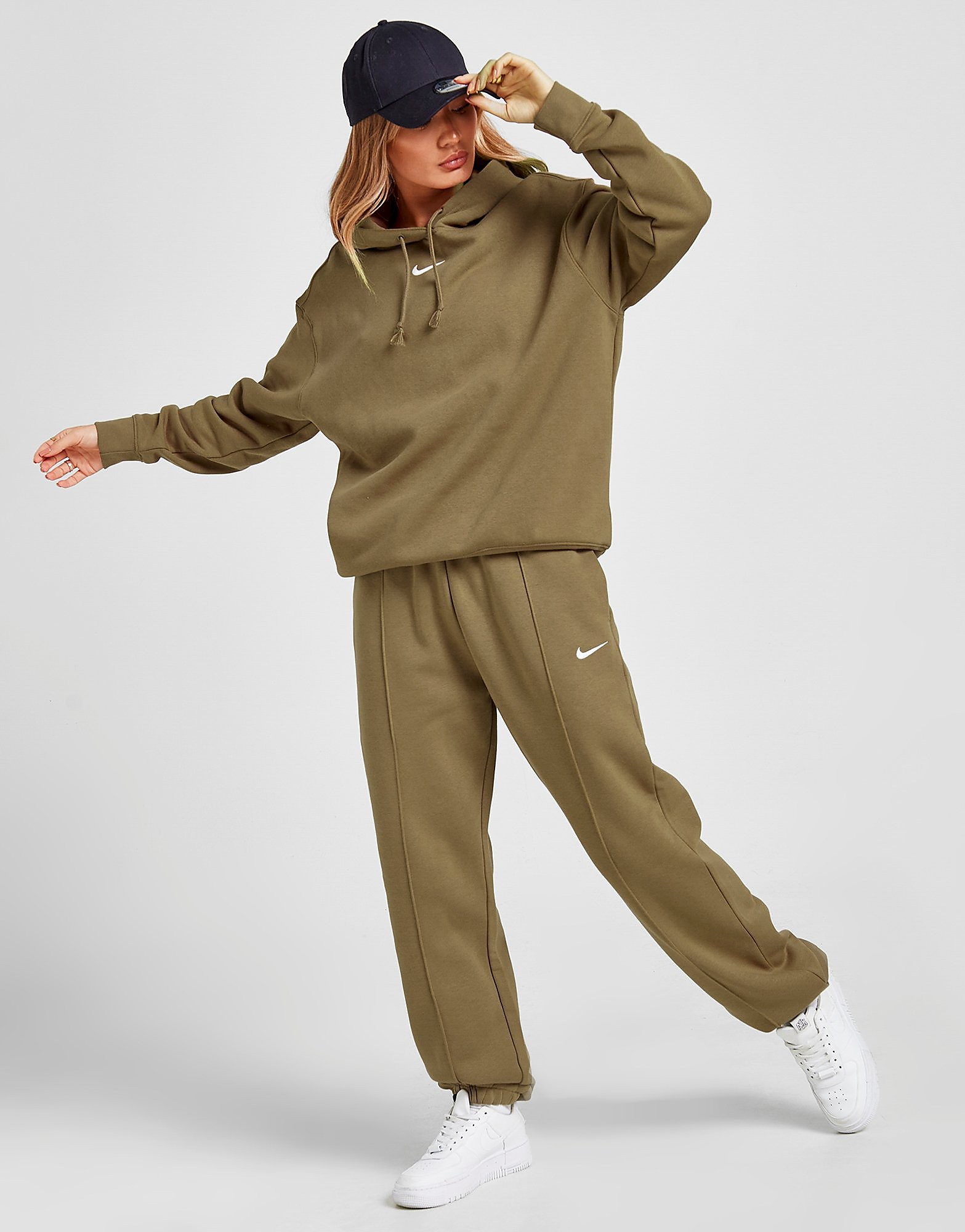 

Nike Essential Fleece Joggers - Archaeo Brown/White - Womens, Archaeo Brown/White