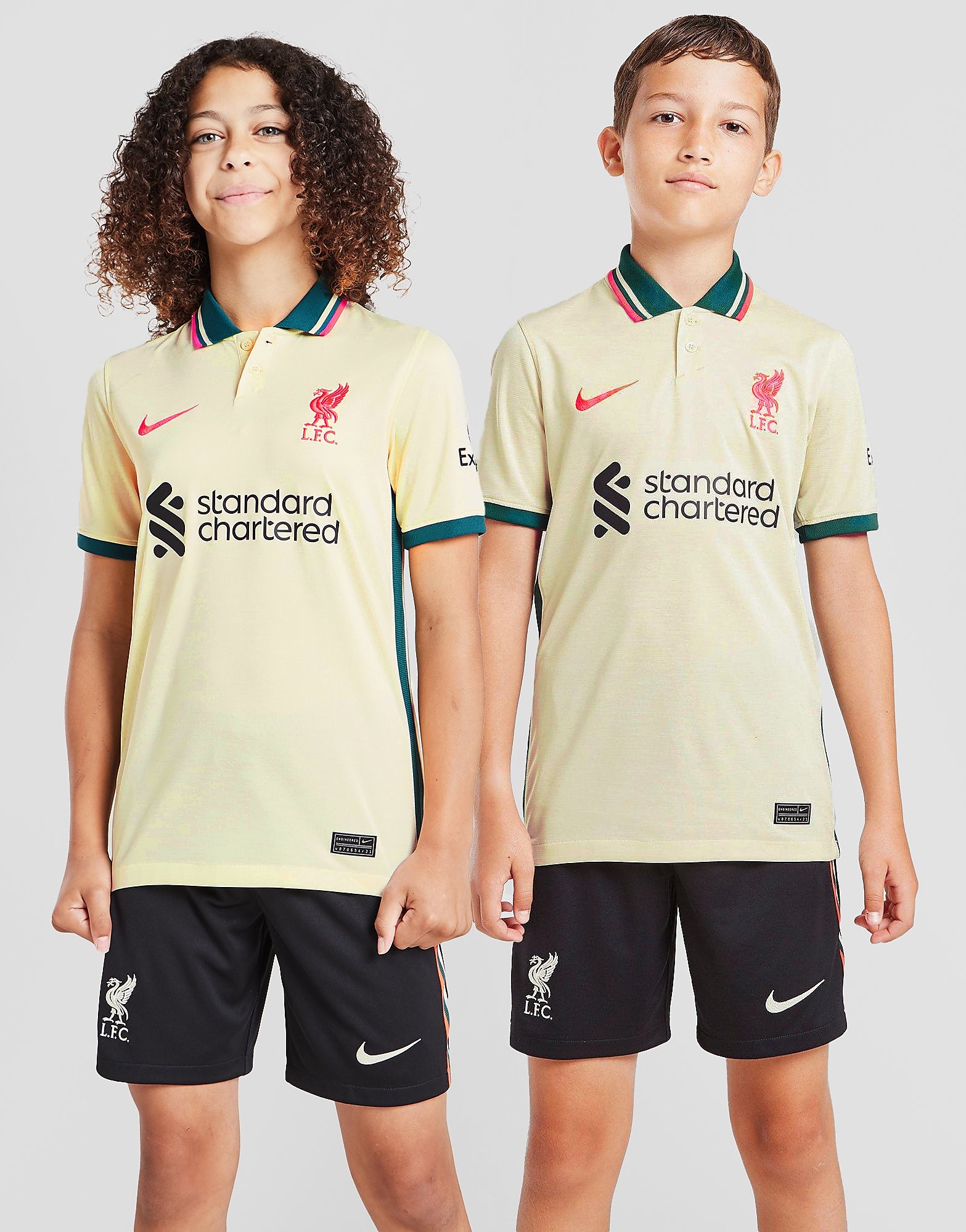 

Nike Liverpool FC 2021/22 Away Shirt Junior - Pale Ivory/Fossil/Bright Crimson - Kids, Pale Ivory/Fossil/Bright Crimson
