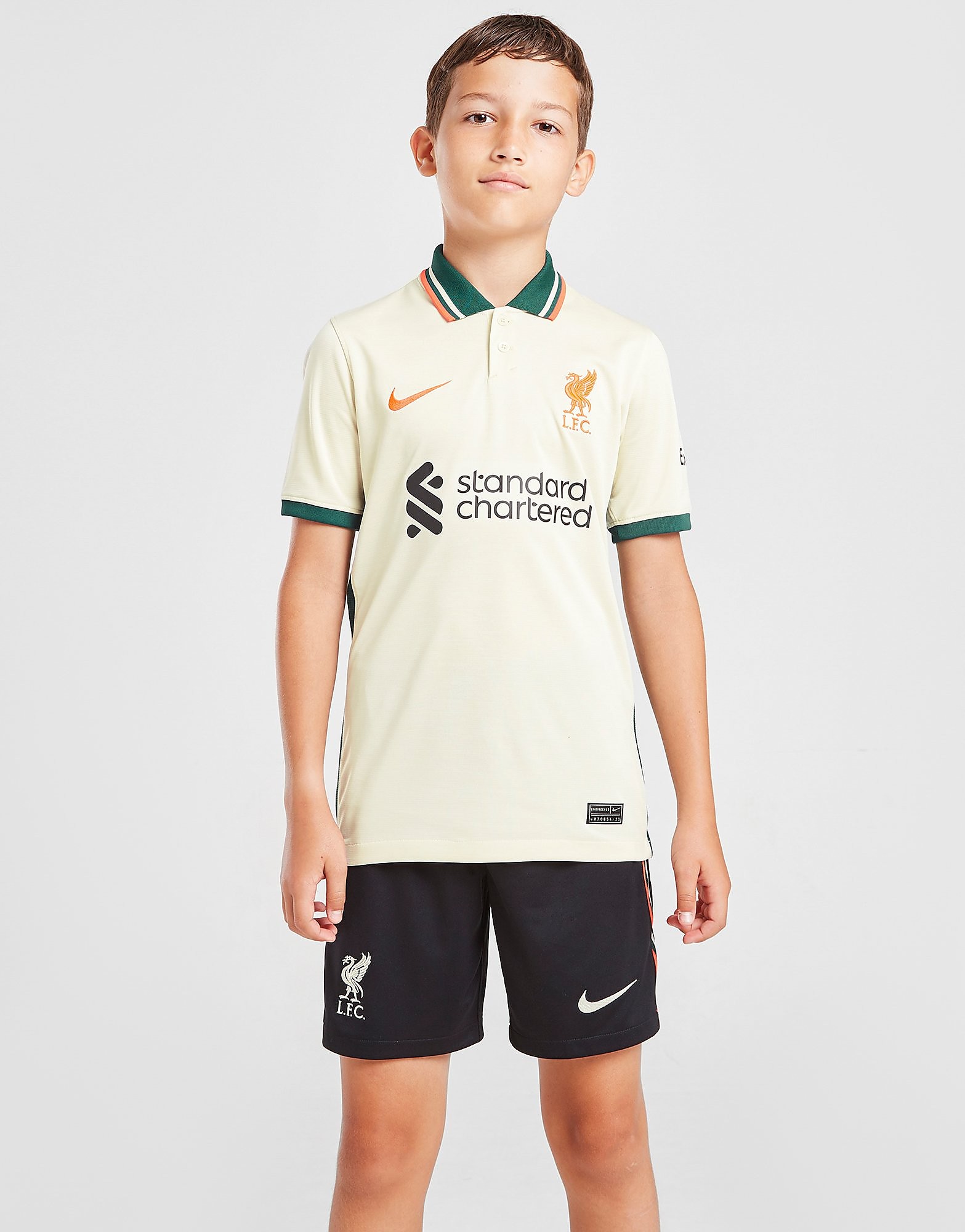 

Nike Liverpool FC 2021/22 Away Shorts Junior - Black/Fossil - Kids, Black/Fossil