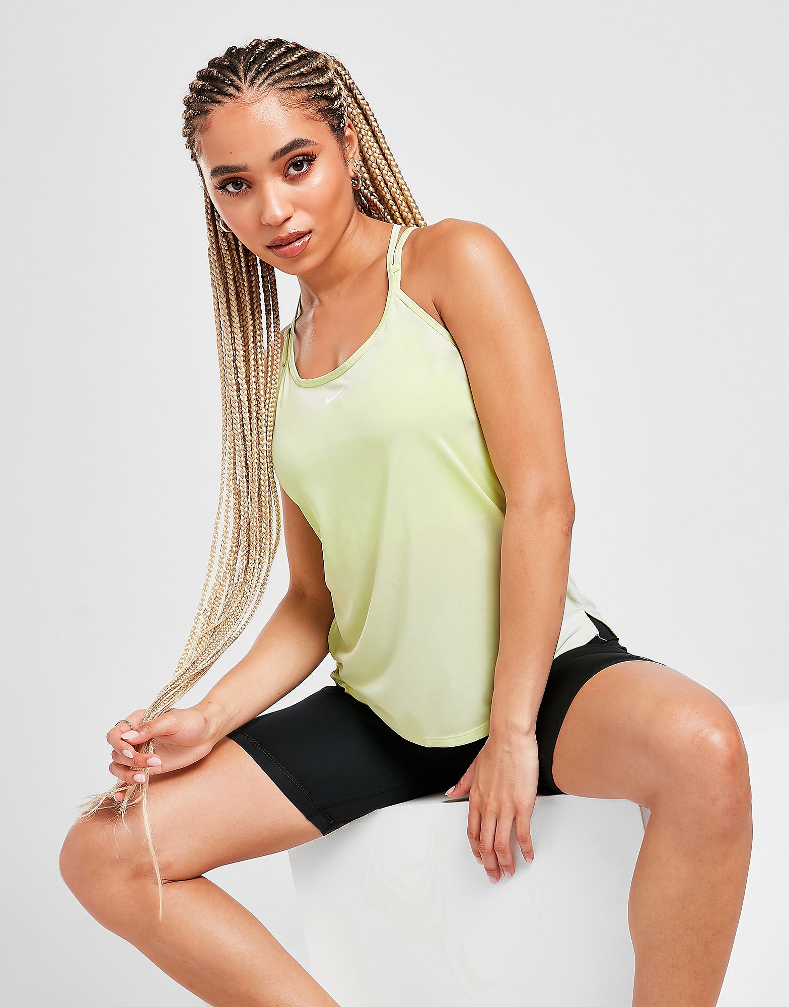 

Nike Training Elastika Tank Top - Lime Ice/White - Womens, Lime Ice/White