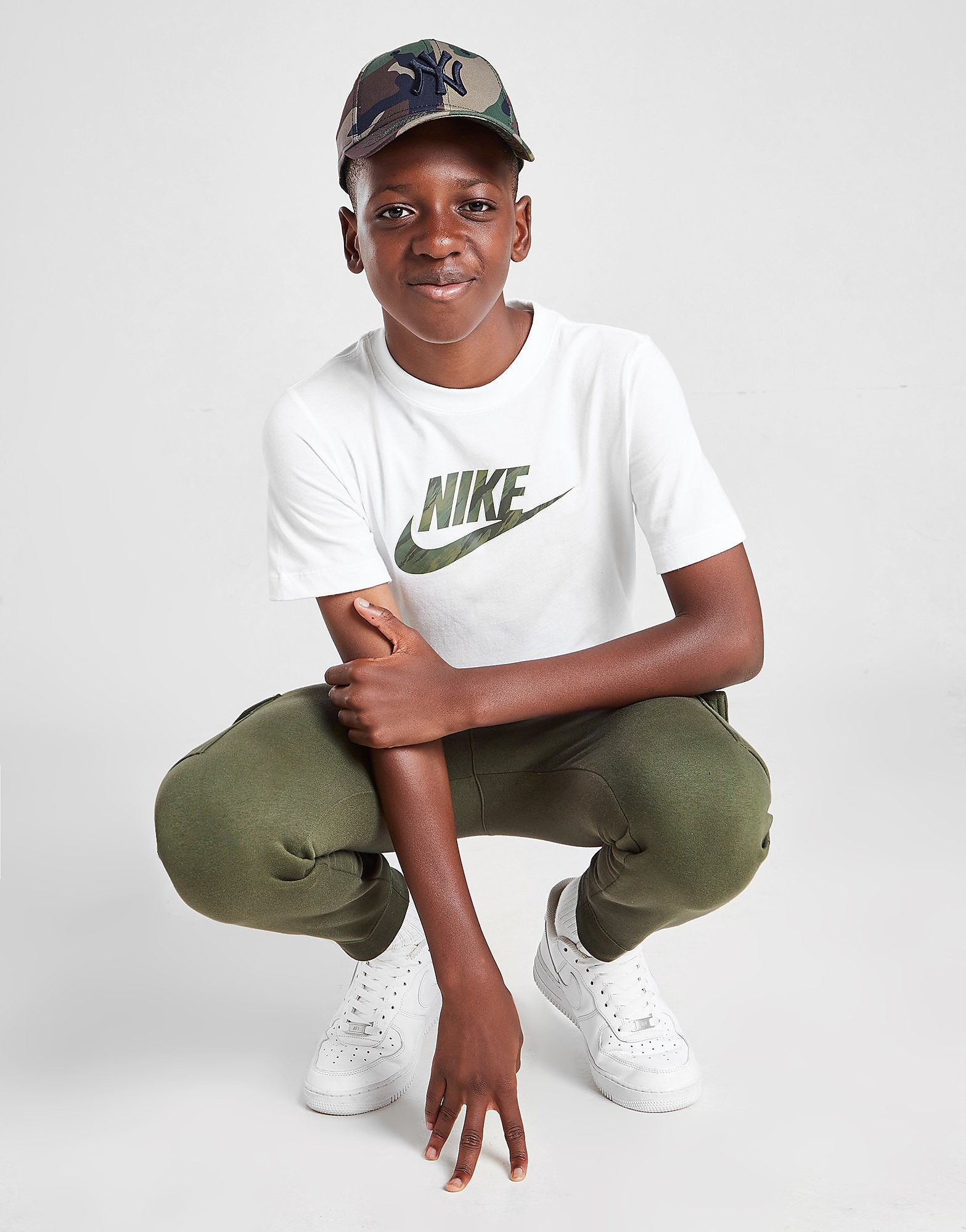 

Nike Camo Futura T-Shirt Junior - White - Kids, White