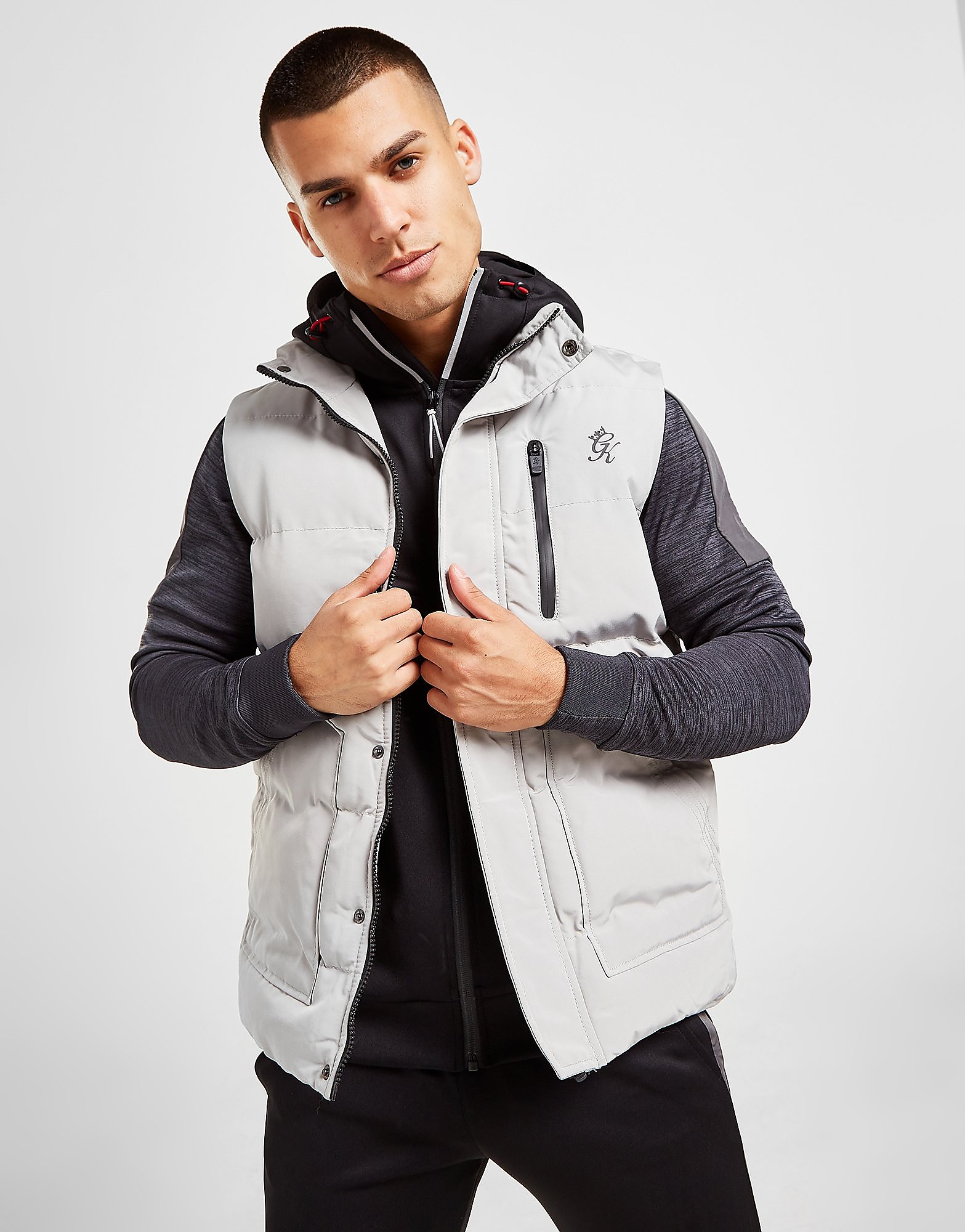 

Gym King Force Gilet - Grey - Mens, Grey