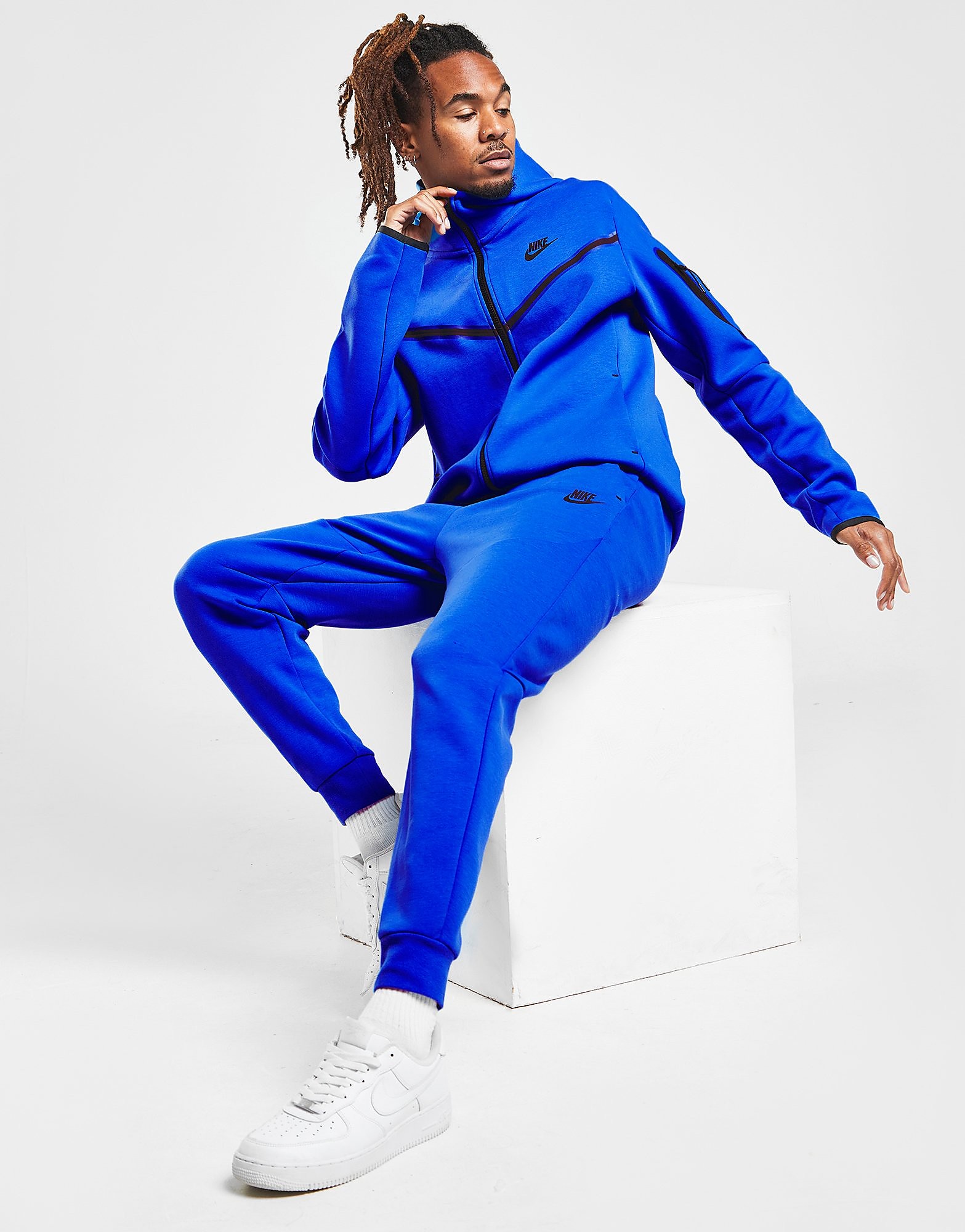 

Nike Tech Joggers - Signal Blue/Black - Mens, Signal Blue/Black