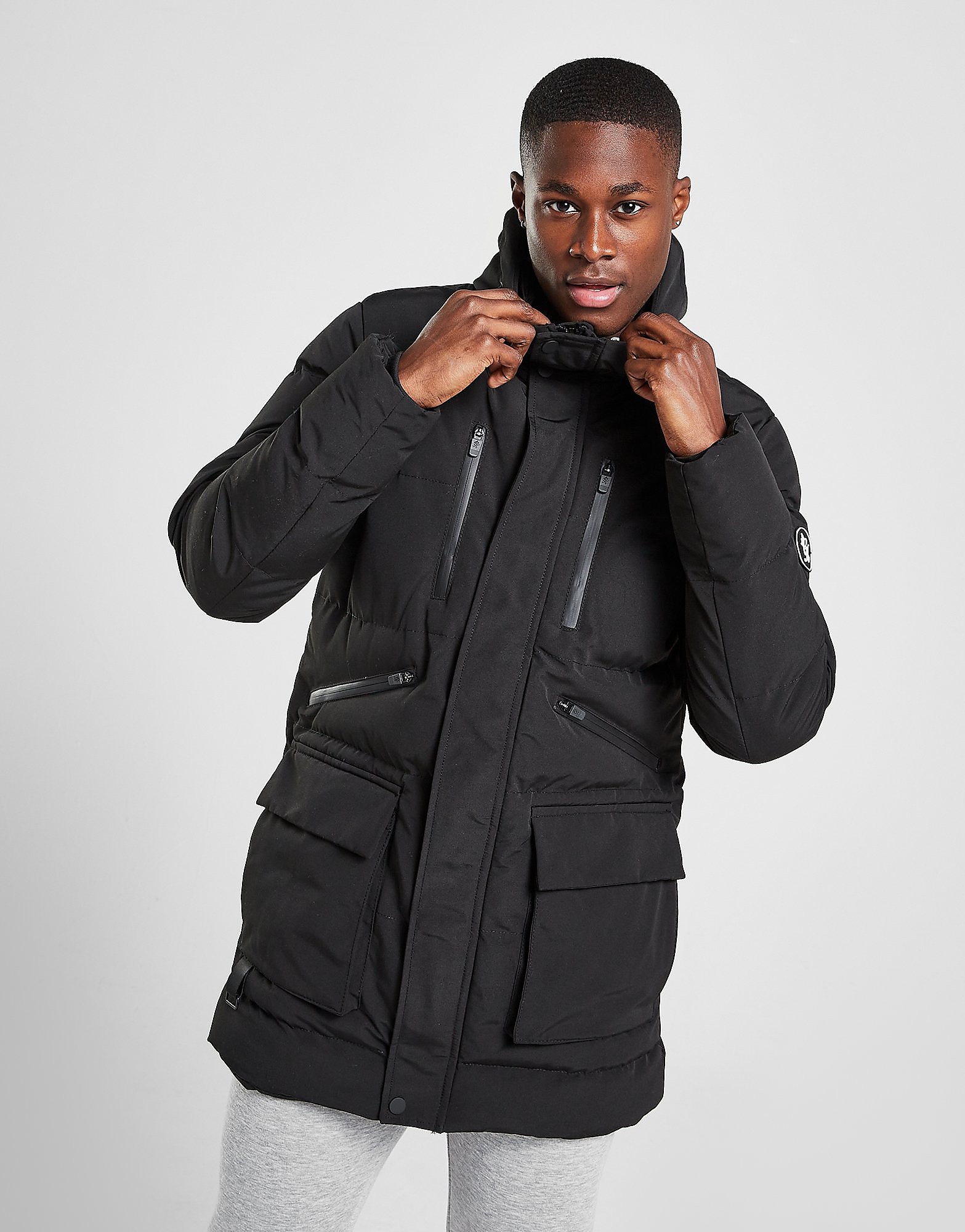 

Gym King Ice Tech Puffer Jacket - Black - Mens, Black