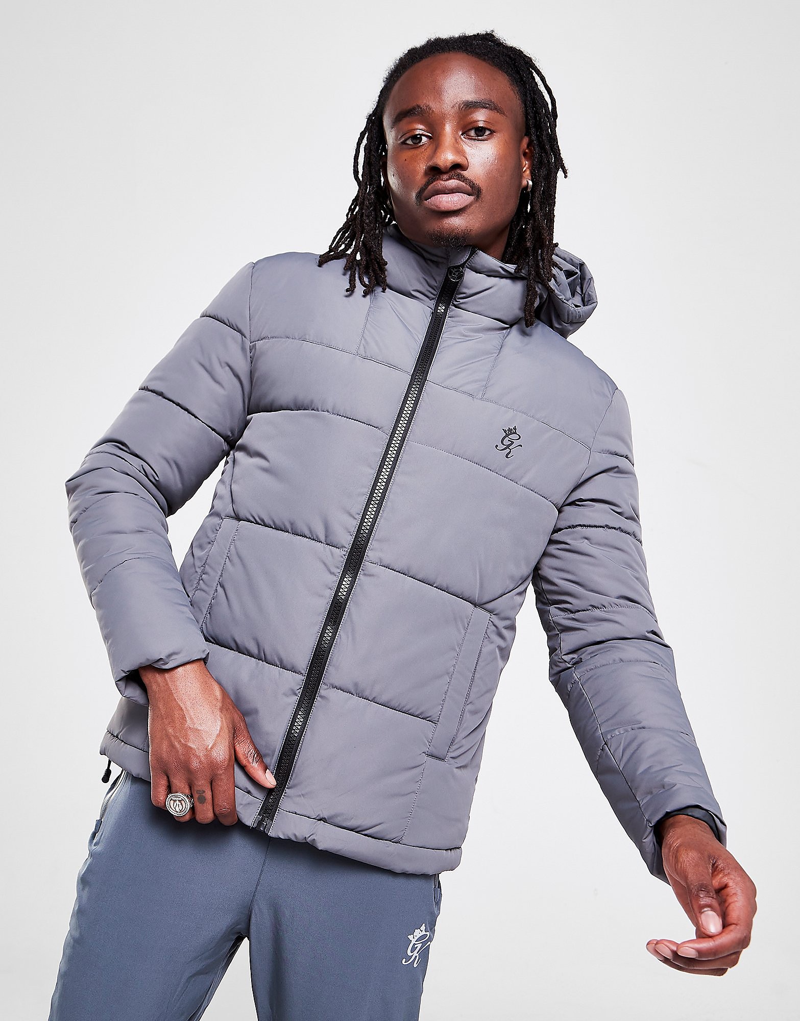 

Gym King Tech Bubble Jacket - Grey - Mens, Grey