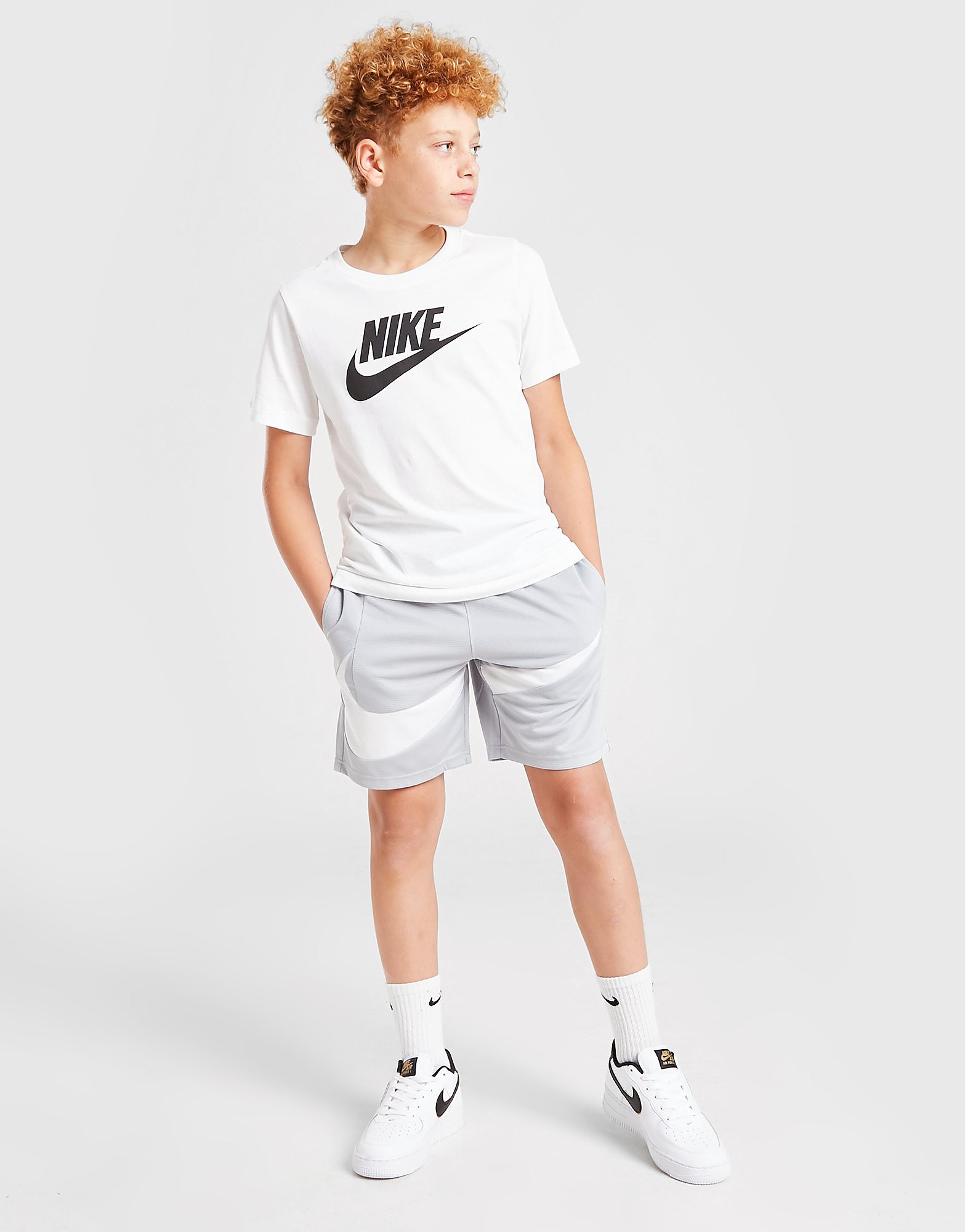 

Nike Basketball Shorts Junior - Grey - Kids, Grey