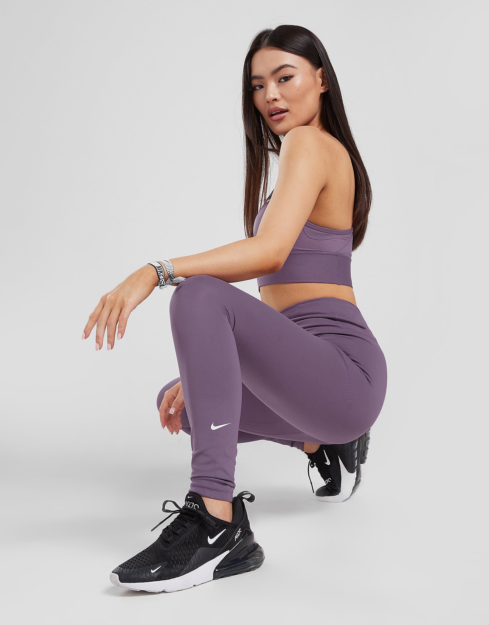

Nike Training One Tights 2.0 - Amethyst Smoke/White - Womens, Amethyst Smoke/White