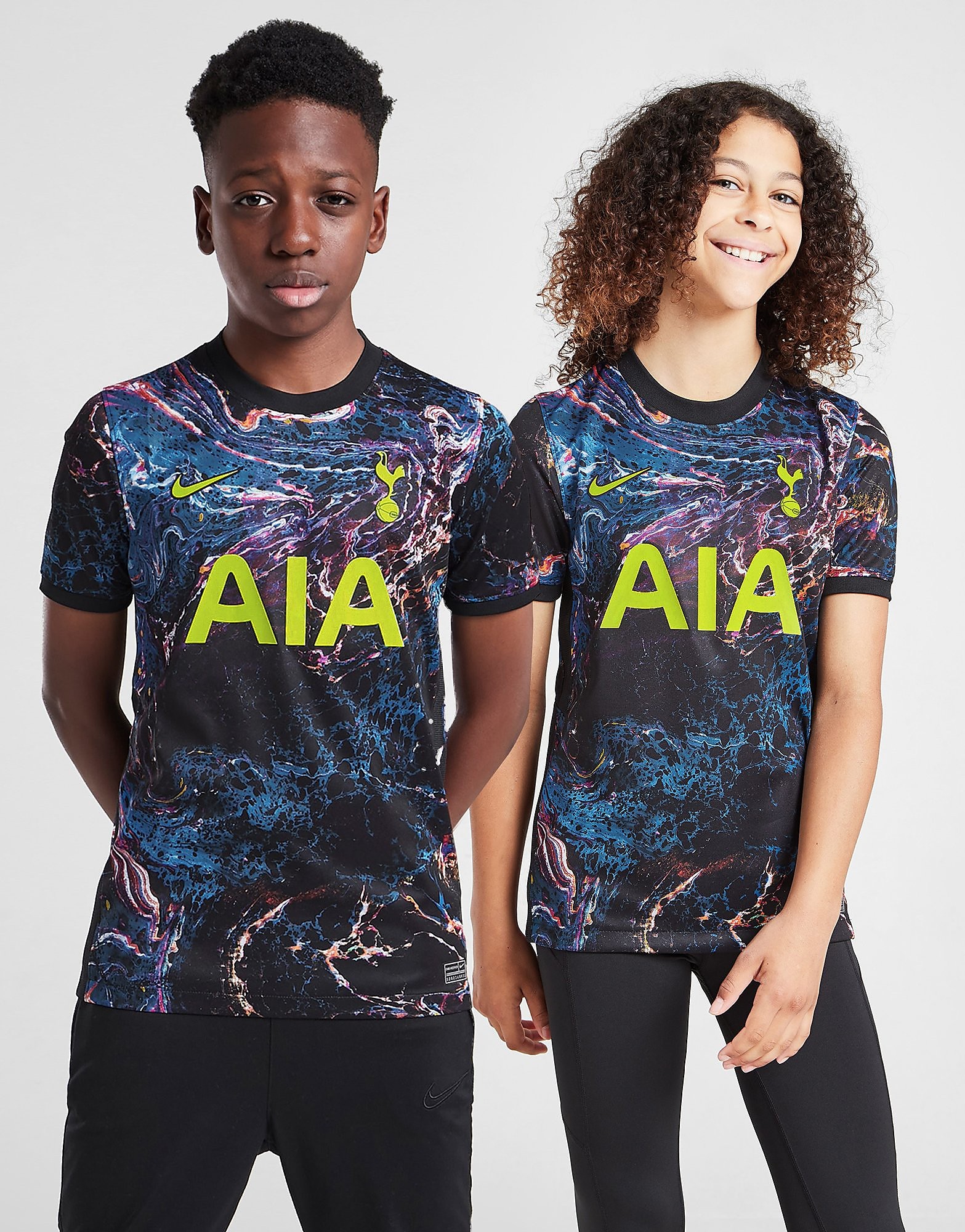 

Nike Tottenham Hospur FC 2021/22 Away Shirt Junior - Black/Black/Venom Green - Kids, Black/Black/Venom Green