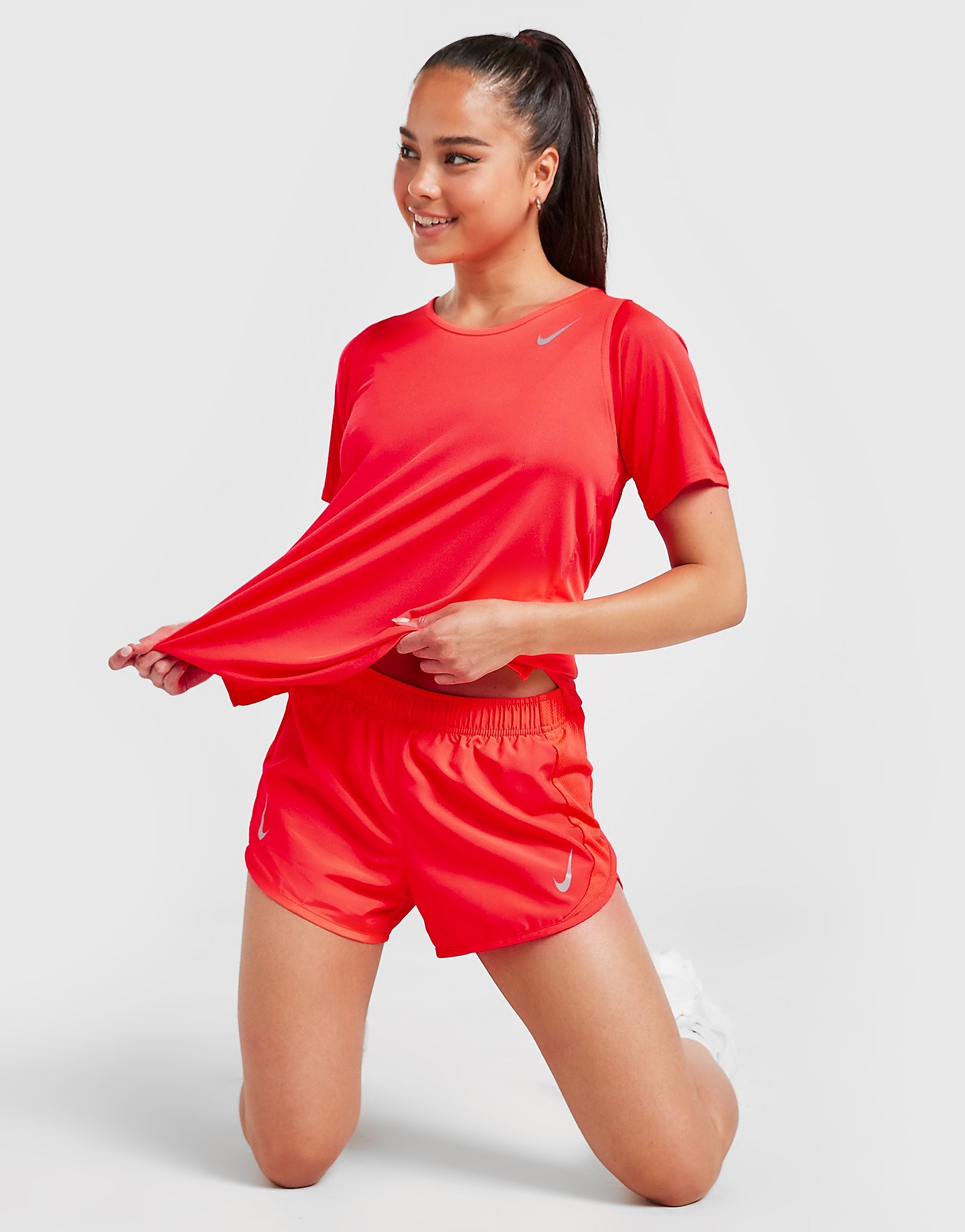 

Nike Running Race Shorts - Red - Womens, Red