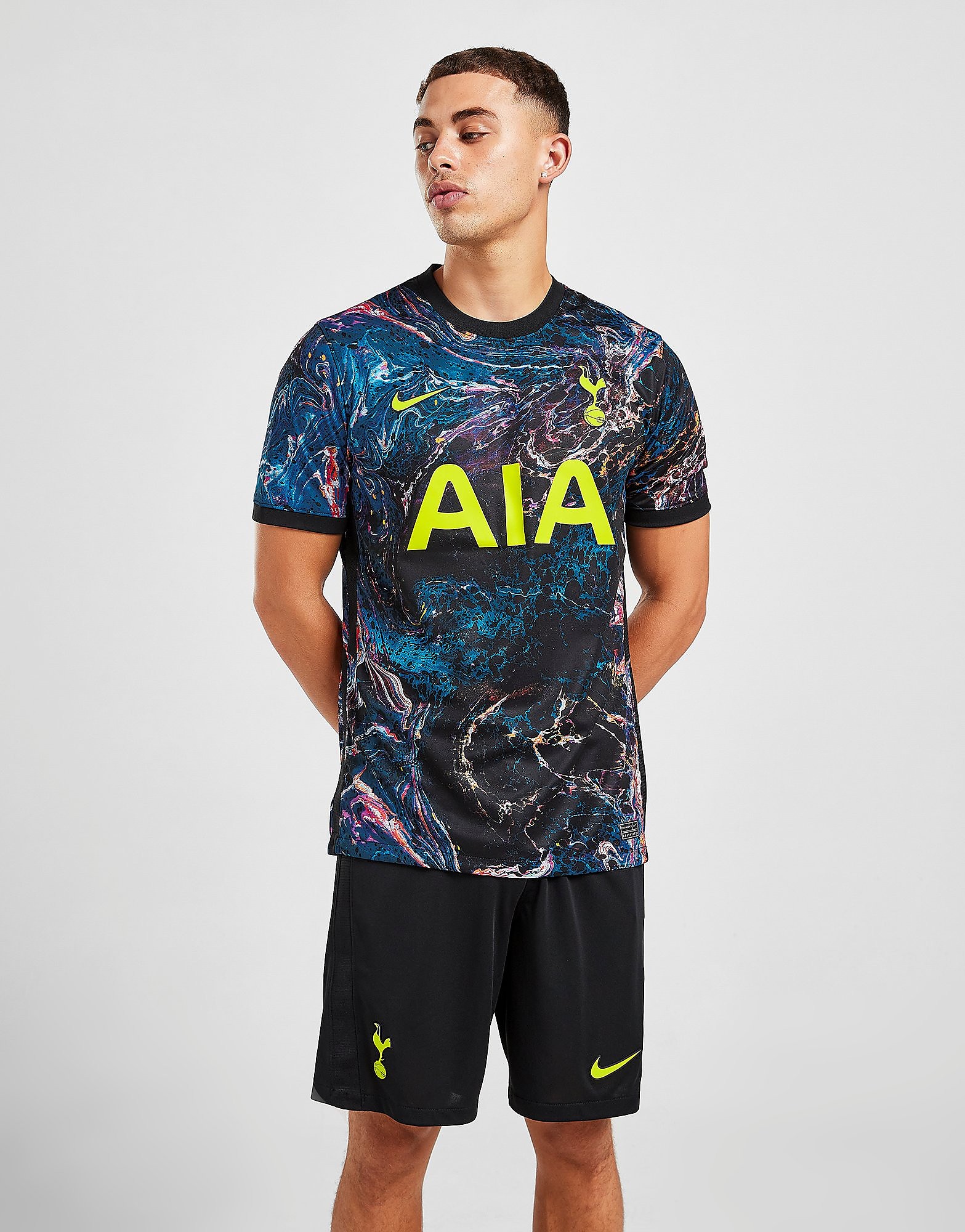 

Nike Tottenham Hotspur FC 2021/22 Away Shorts - Black/Venom Green - Mens, Black/Venom Green