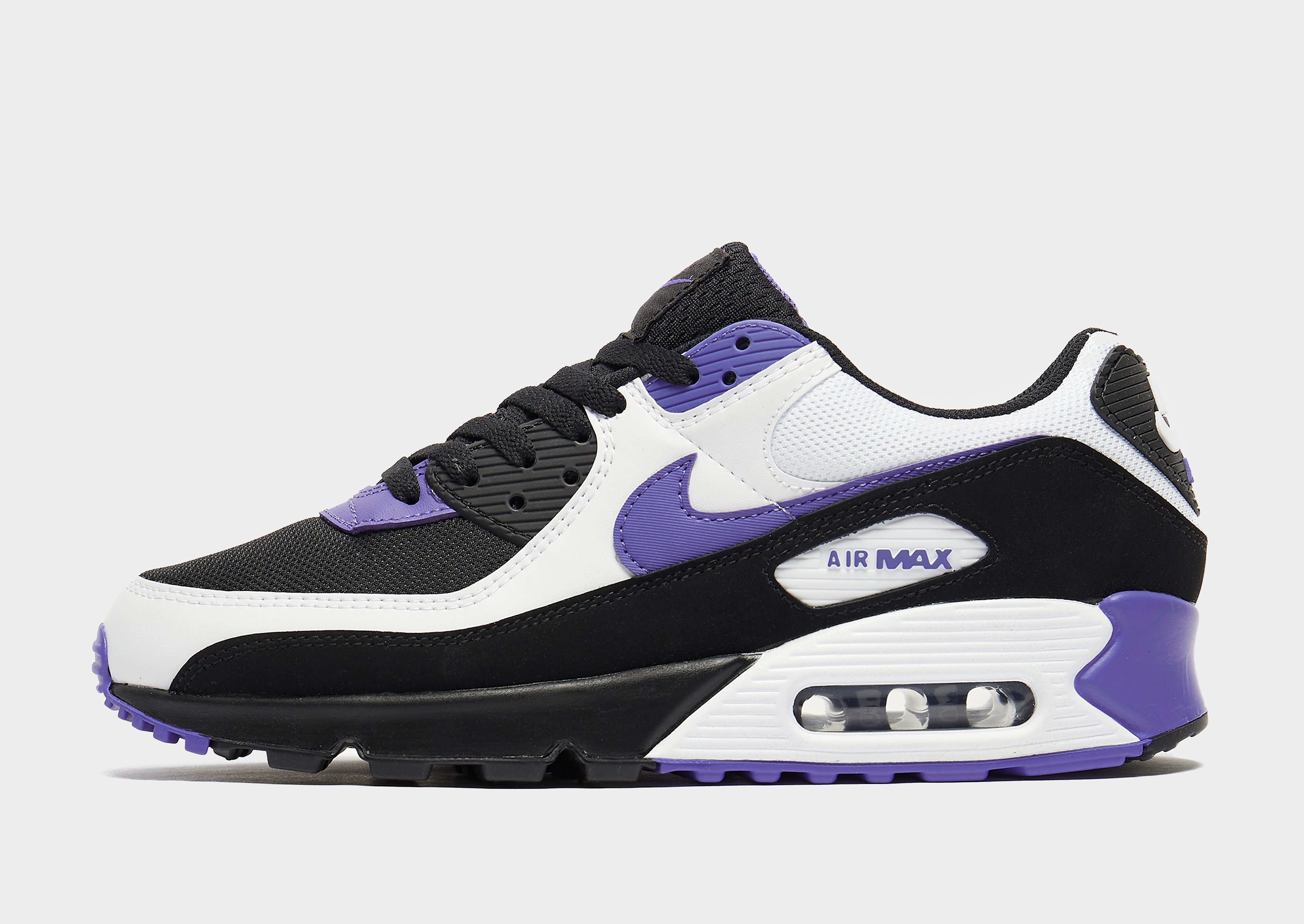 

Nike Air Max 90 - Black/White - Mens, Black/White