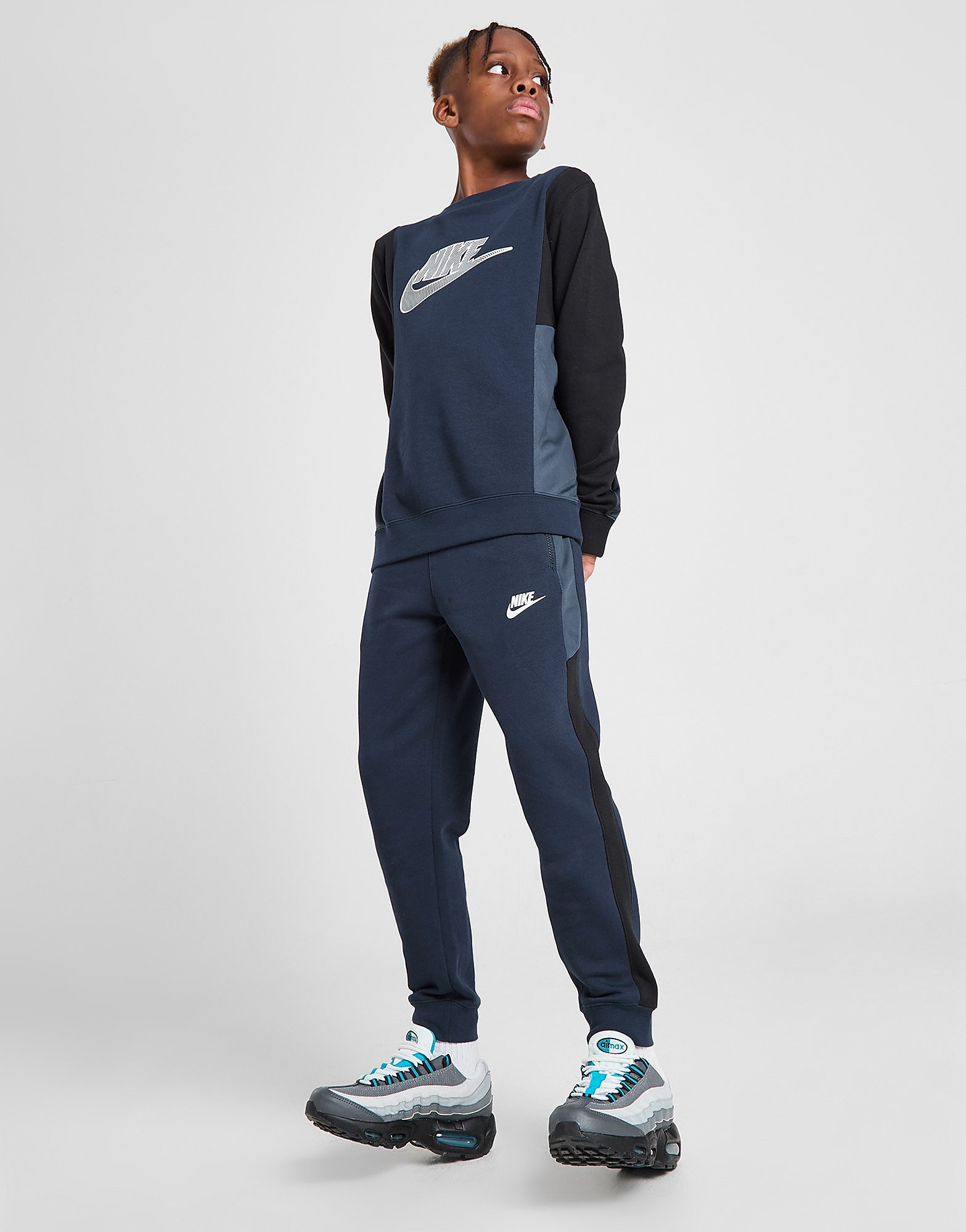 

Nike Hybrid Fleece Joggers Junior - Only at JD - Obsidian/Thunder Blue/Black/White - Kids, Obsidian/Thunder Blue/Black/White