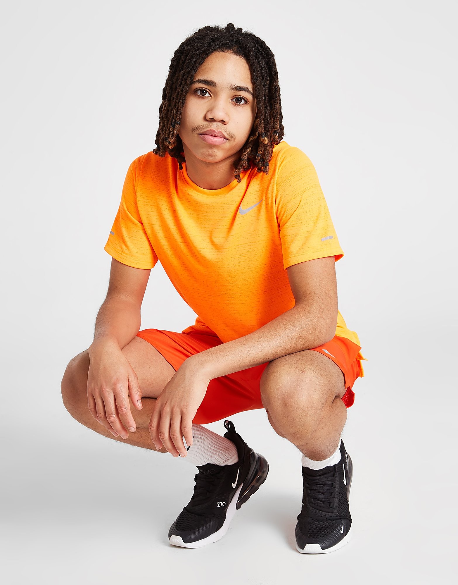

Nike Dri-FIT Miler T-Shirt Junior - Orange - Kids, Orange