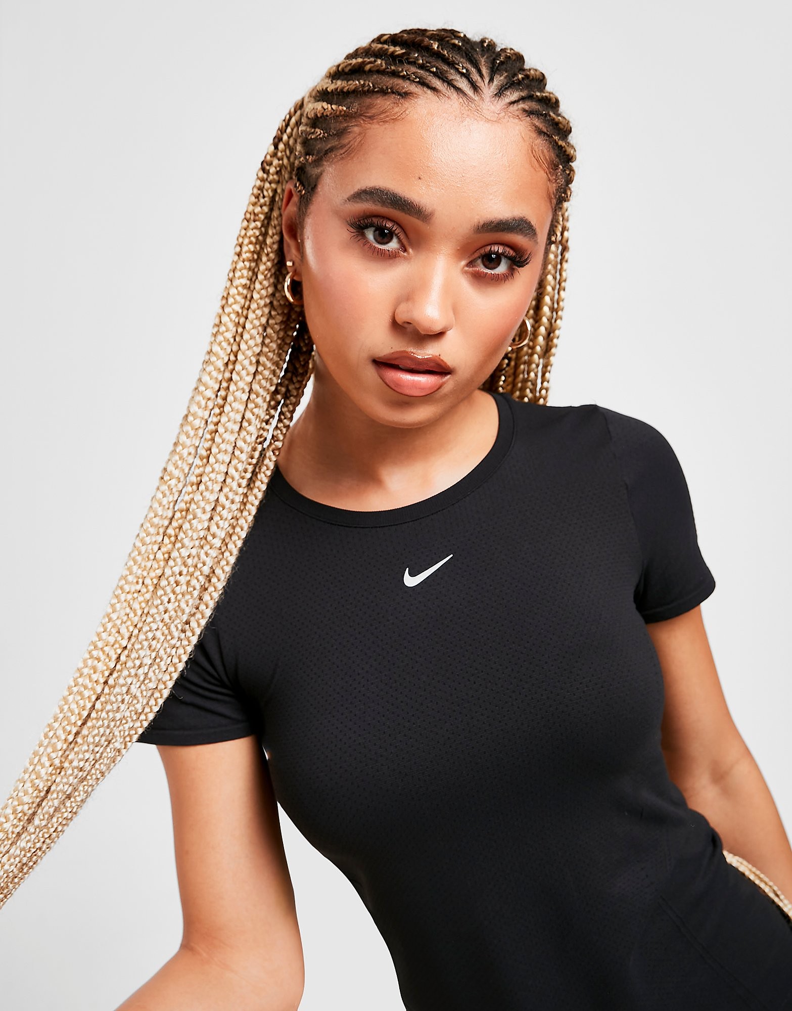 

Nike Training One Slim Fit Top - Black - Womens, Black