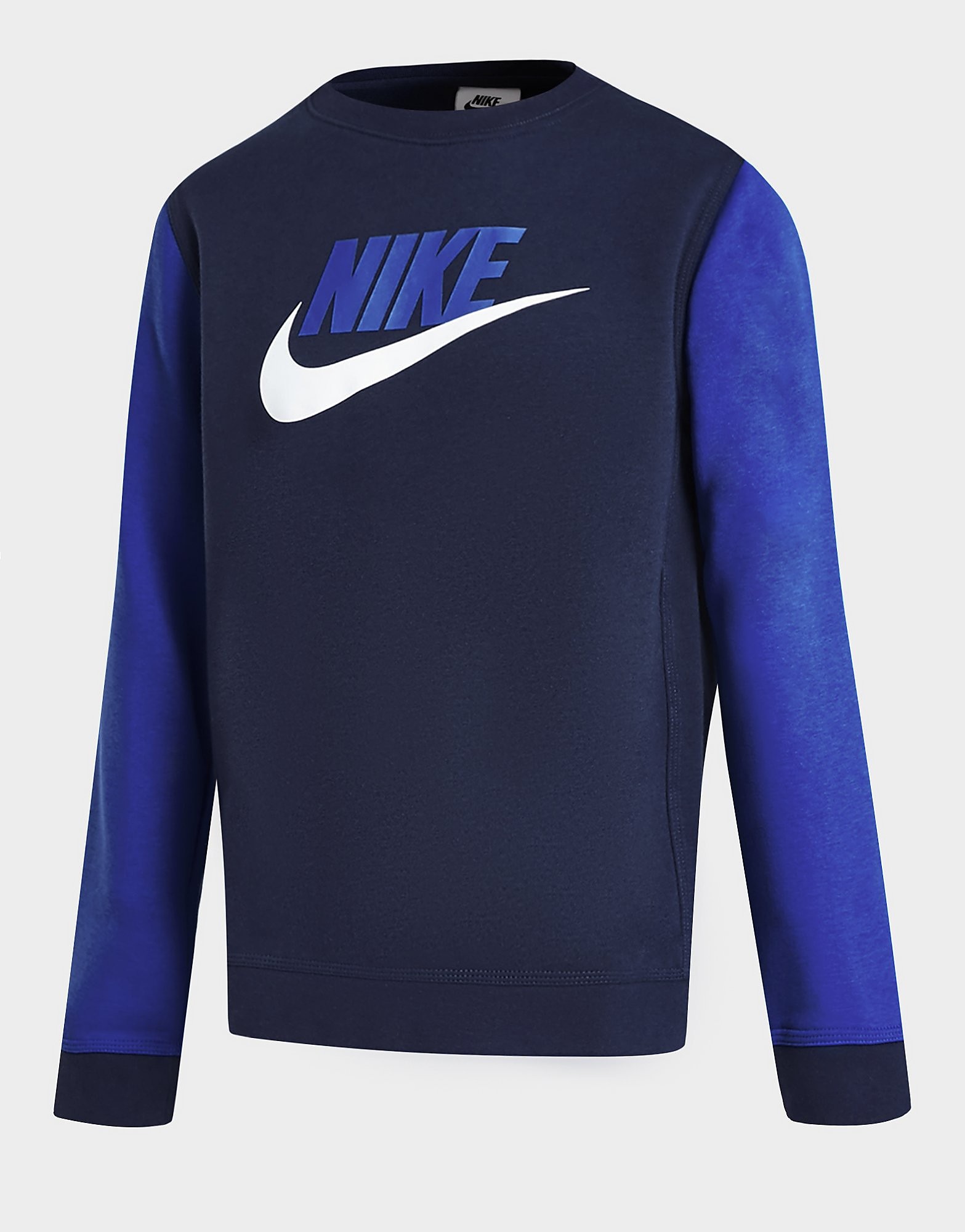 

Nike Sportswear Club Crew Sweatshirt - Midnight Navy/Game Royal - Kids, Midnight Navy/Game Royal