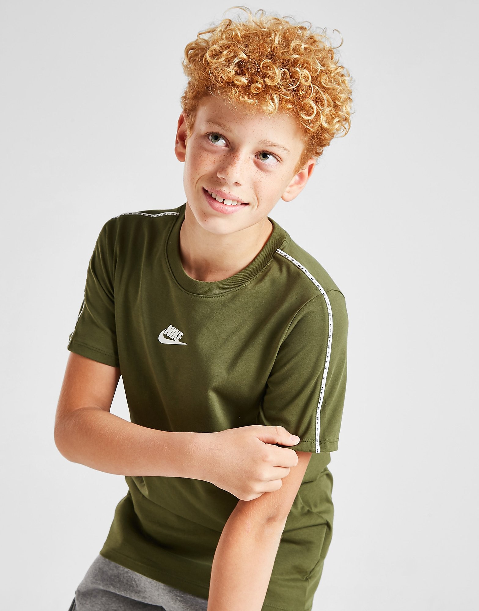

Nike Tape T-Shirt Junior - Rough Green/White - Kids, Rough Green/White