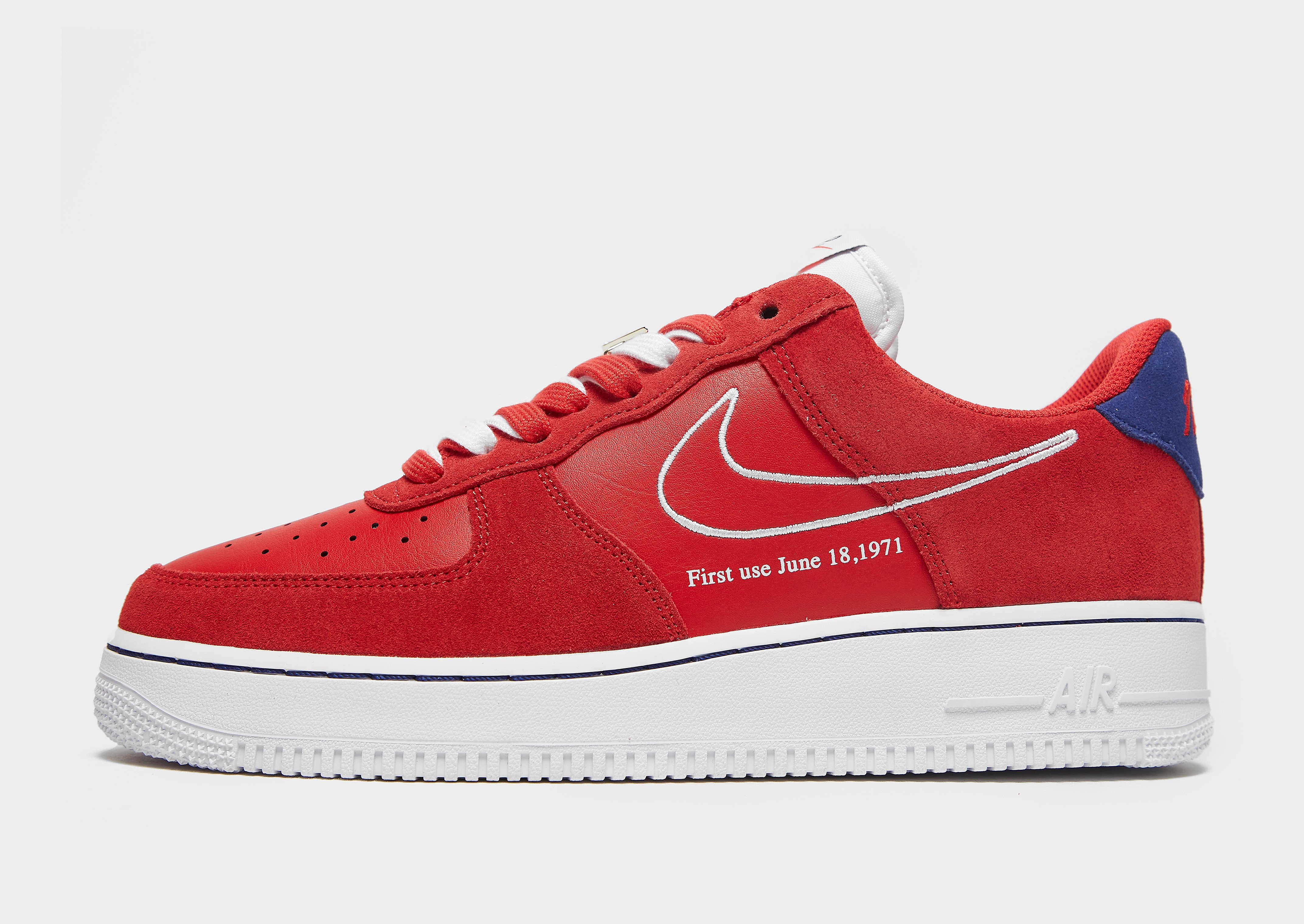

Nike Air Force 1 '07 LV8 - University Red/Deep Royal Blue/Sail/White - Mens, University Red/Deep Royal Blue/Sail/White