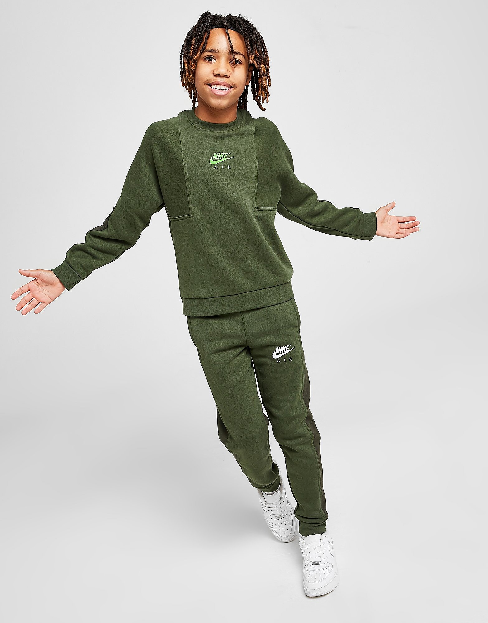 

Nike Air Joggers Junior - Carbon Green/Sequoia/White - Kids, Carbon Green/Sequoia/White